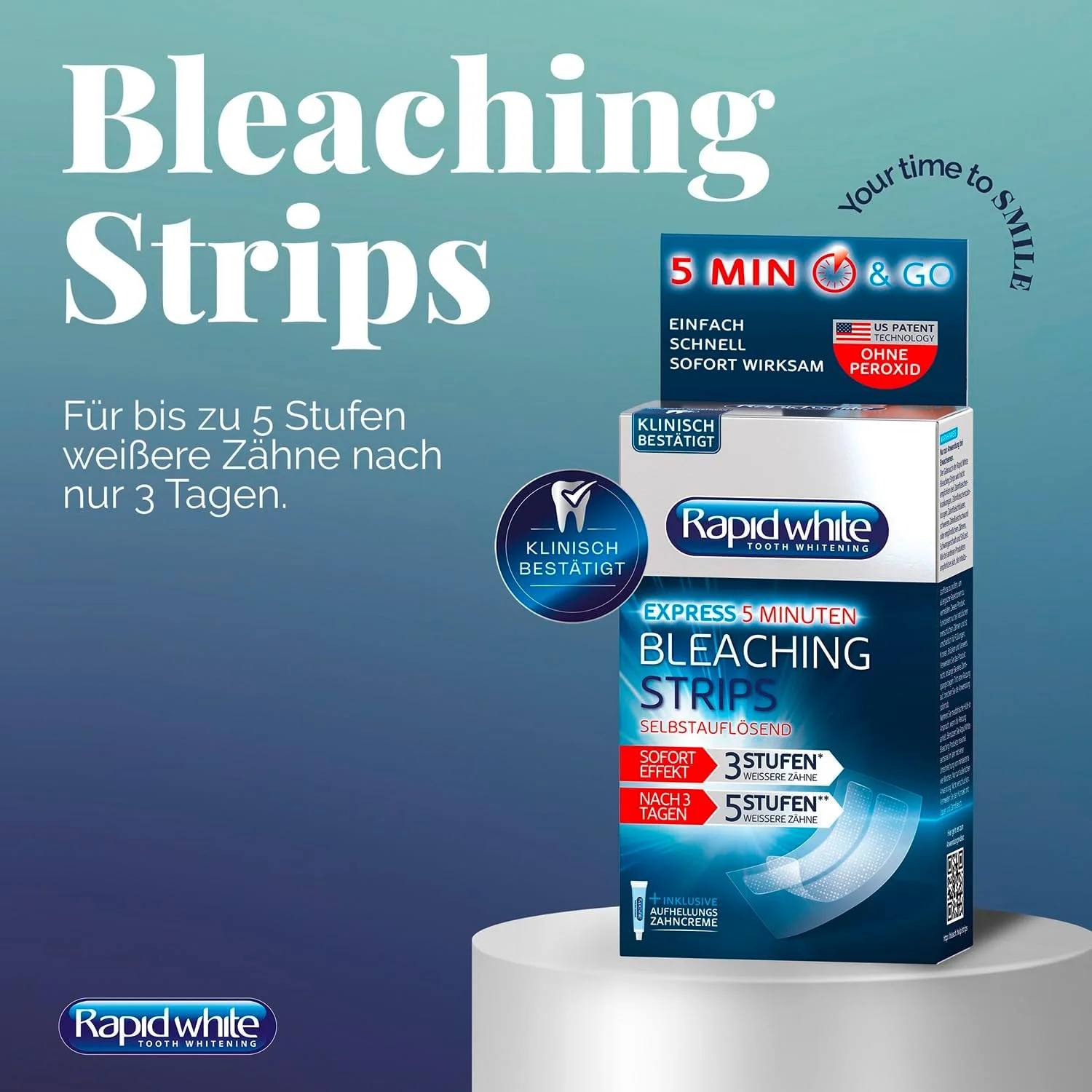 نوارهای سفید کننده دندان رپید وایت، بسته 1 عددی (6 ساشه)، برای دندان های سفیدتر در 3 روز، سفید کردن قابل مشاهده دندان ها در خانه، سفید کردن دندان بدون هیدروژن پراکسید نوارهای سفید کننده دندان رپید وایت، بسته 1 عددی (6 ساشه)، برای دندان های سفیدتر در 3 روز، سفید کردن قابل مشاهده دندان ها در خانه، سفید کردن دندان بدون هیدروژن پراکسید