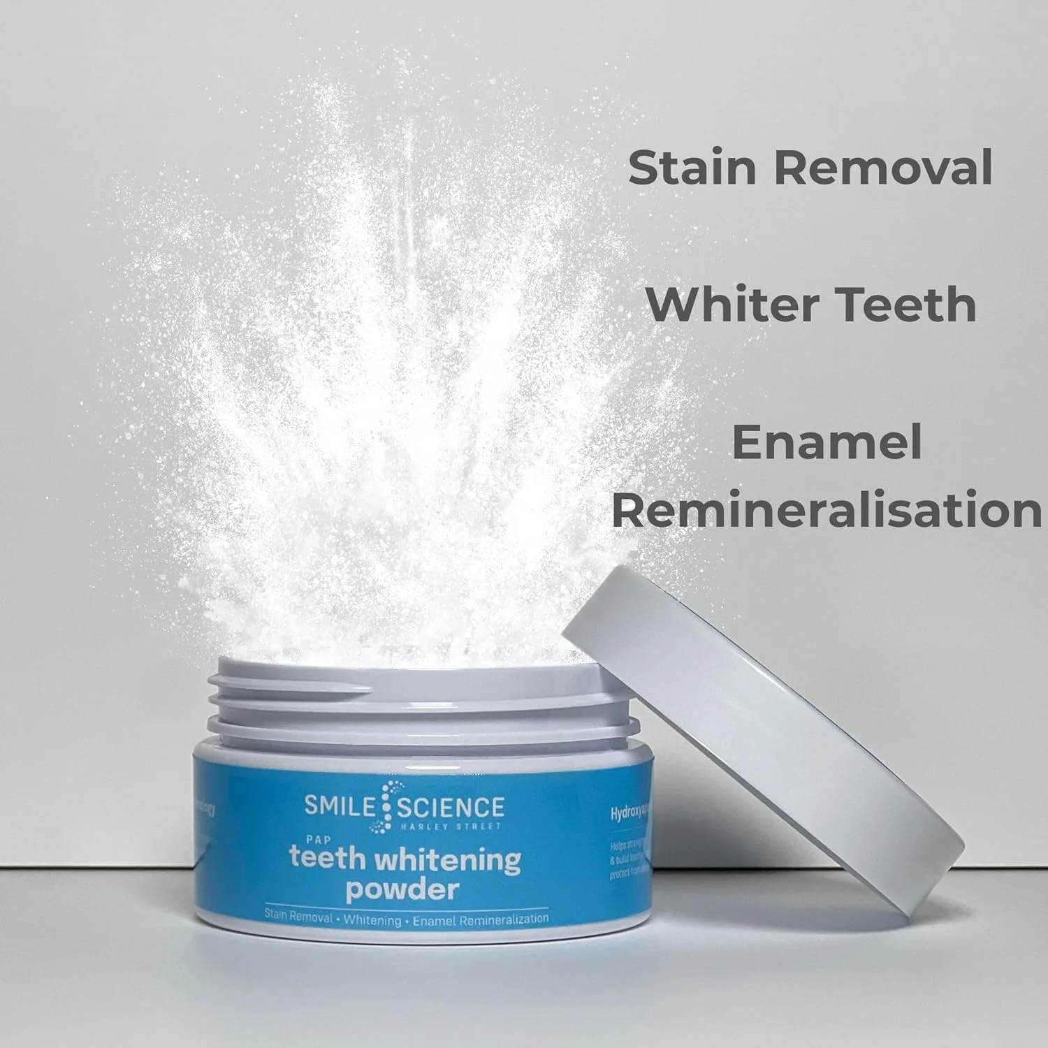 پودر سفید کننده دندان اسمایل ساینس هارلی استریت - از بین بردن لکه - معدنی سازی مجدد مینای دندان - پودر دندان برای از بین بردن لکه های دندان - خمیر دندان سفید کننده - ظرف 30 گرمی پودر سفید کننده دندان اسمایل ساینس هارلی استریت - از بین بردن لکه - معدنی سازی مجدد مینای دندان - پودر دندان برای از بین بردن لکه های دندان - خمیر دندان سفید کننده - ظرف 30 گرمی