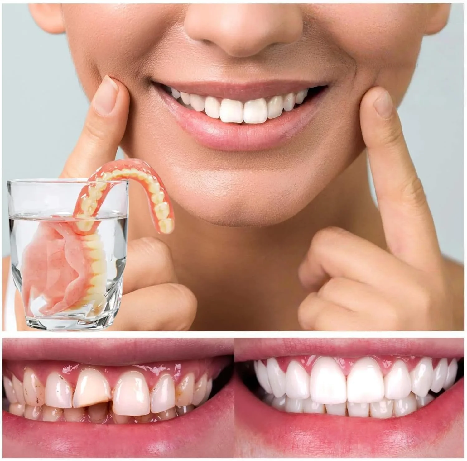 ست دندان مصنوعی سیلیکونی نرم، مجموعه دندان های مصنوعی بالا و پایین، دندان های مصنوعی راحت و طبیعی، آستر موقت دندان، دندان های مصنوعی قالب گیری شده، دندان مصنوعی برای افراد بدون دندان، دندان مصنوعی سیلیکونی کامل دهان ست دندان مصنوعی سیلیکونی نرم، مجموعه دندان های مصنوعی بالا و پایین، دندان های مصنوعی راحت و طبیعی، آستر موقت دندان، دندان های مصنوعی قالب گیری شده، دندان مصنوعی برای افراد بدون دندان، دندان مصنوعی سیلیکونی کامل دهان