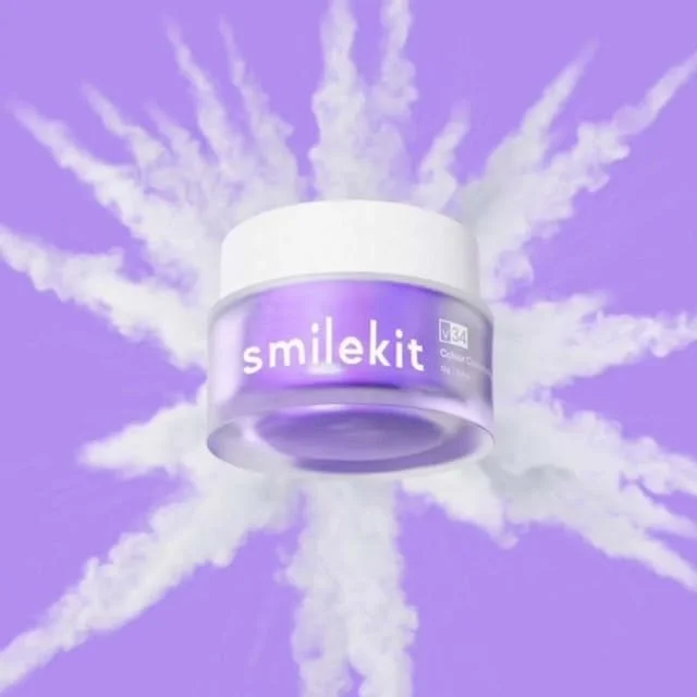 پودر سفید کننده دندان SmileKit® V34 | کیت سفید کننده دندان | پودر سفید کننده دندان | از بین برنده لکه های دندان | جایگزین هیدروژن پراکسید | تامین کننده بریتانیا