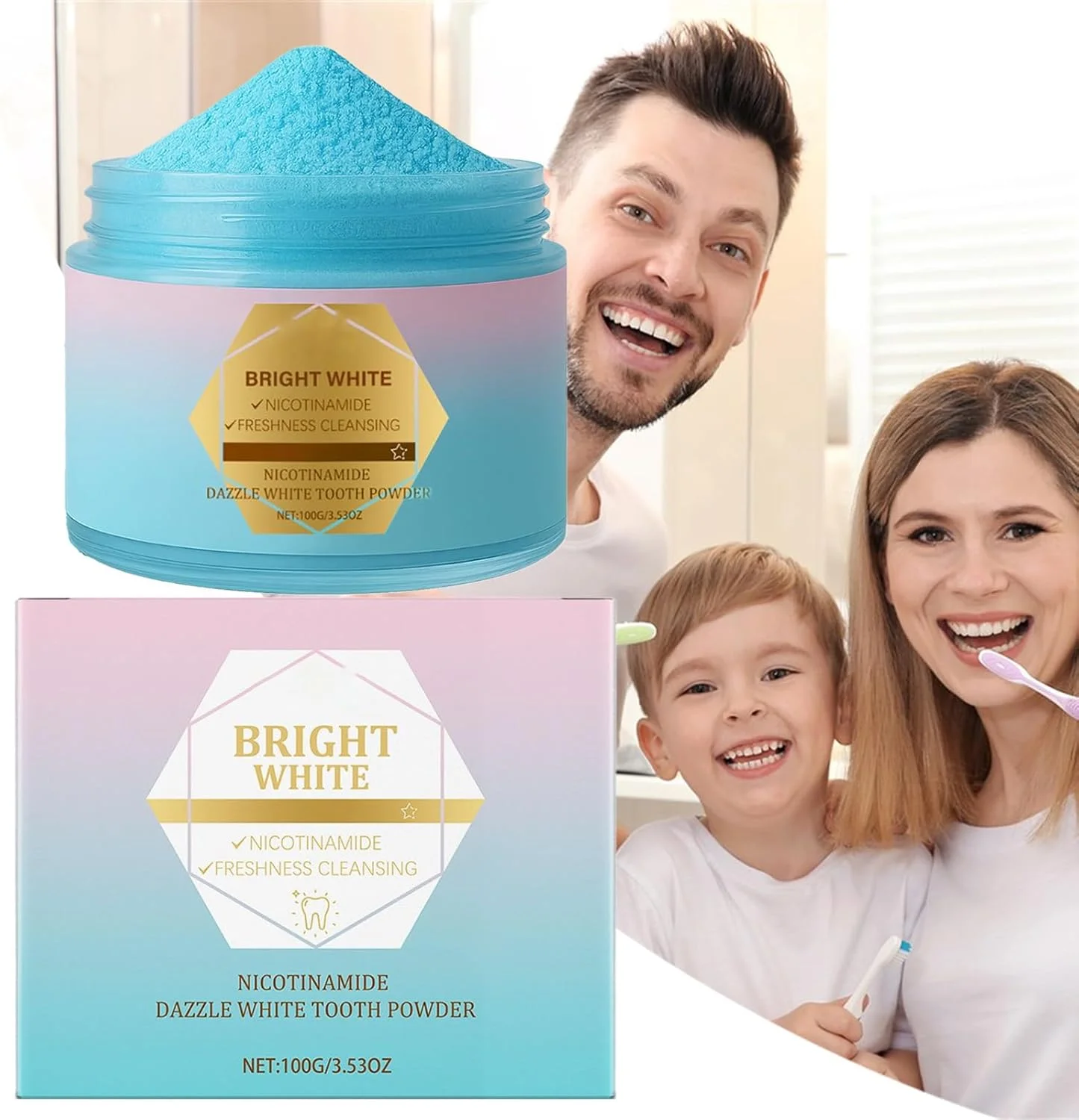 پودر درخشان کننده دندان - محافظت از بهداشت دندان | پودر مراقبت ملایم و ارگانیک دندان برای بزرگسالان و سالمندان، خوشبو کننده نفس و کنترل کننده بو پودر درخشان کننده دندان - محافظت از بهداشت دندان | پودر مراقبت ملایم و ارگانیک دندان برای بزرگسالان و سالمندان، خوشبو کننده نفس و کنترل کننده بو