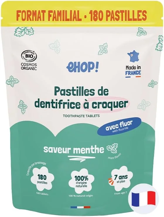 یک بسته ۱۸۰ عددی آدامس جویدنی، تولید فرانسه، ایده آل برای مسافرت، صرفه جویی در فضا (۱۸۰ عدد، نعنایی) یک بسته ۱۸۰ عددی آدامس جویدنی، تولید فرانسه، ایده آل برای مسافرت، صرفه جویی در فضا (۱۸۰ عدد، نعنایی)