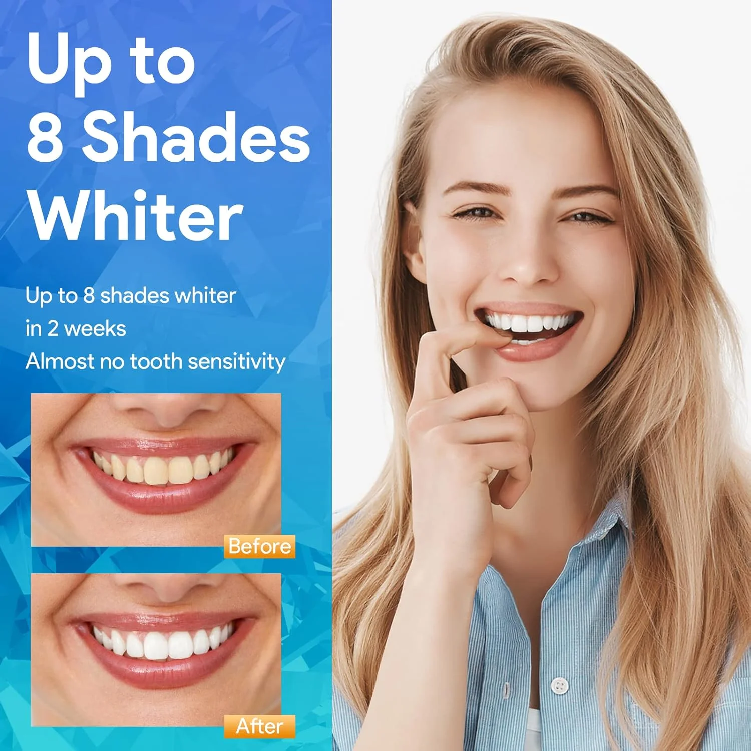 کیت سفید کننده دندان، کیت سفید کننده دندان با نور ال ای دی، قالب دهانی، 6 ژل سفید کننده دندان، 2 ژل حساسیت زدا کیت سفید کننده دندان، کیت سفید کننده دندان با نور ال ای دی، قالب دهانی، 6 ژل سفید کننده دندان، 2 ژل حساسیت زدا