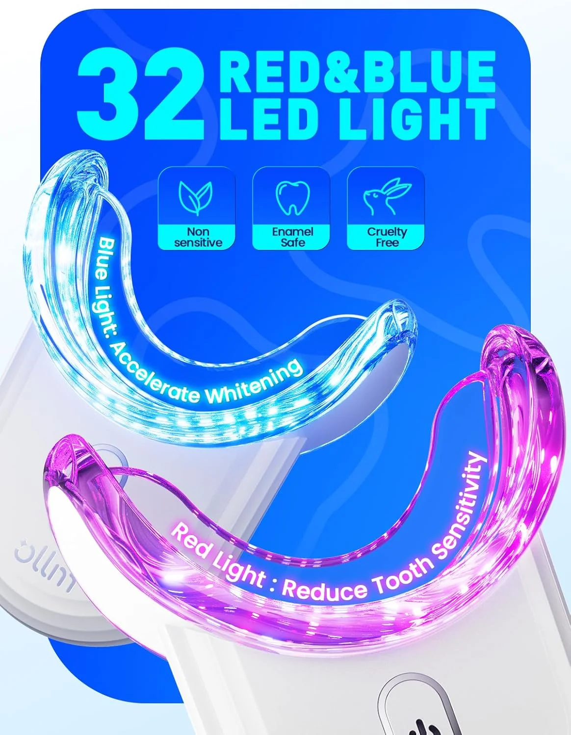 کیت سفید کننده دندان برای دندان های حساس: ژل های سفید کننده حرفه ای، کیت دندانپزشکی، نور ال ای دی 32X، محصولات مراقبت شخصی سفید کننده، سفید کننده 35% کاربامید پراکسید، ابزار زیبایی برای خانه (01_سفید) کیت سفید کننده دندان برای دندان های حساس: ژل های سفید کننده حرفه ای، کیت دندانپزشکی، نور ال ای دی 32X، محصولات مراقبت شخصی سفید کننده، سفید کننده 35% کاربامید پراکسید، ابزار زیبایی برای خانه (01_سفید)