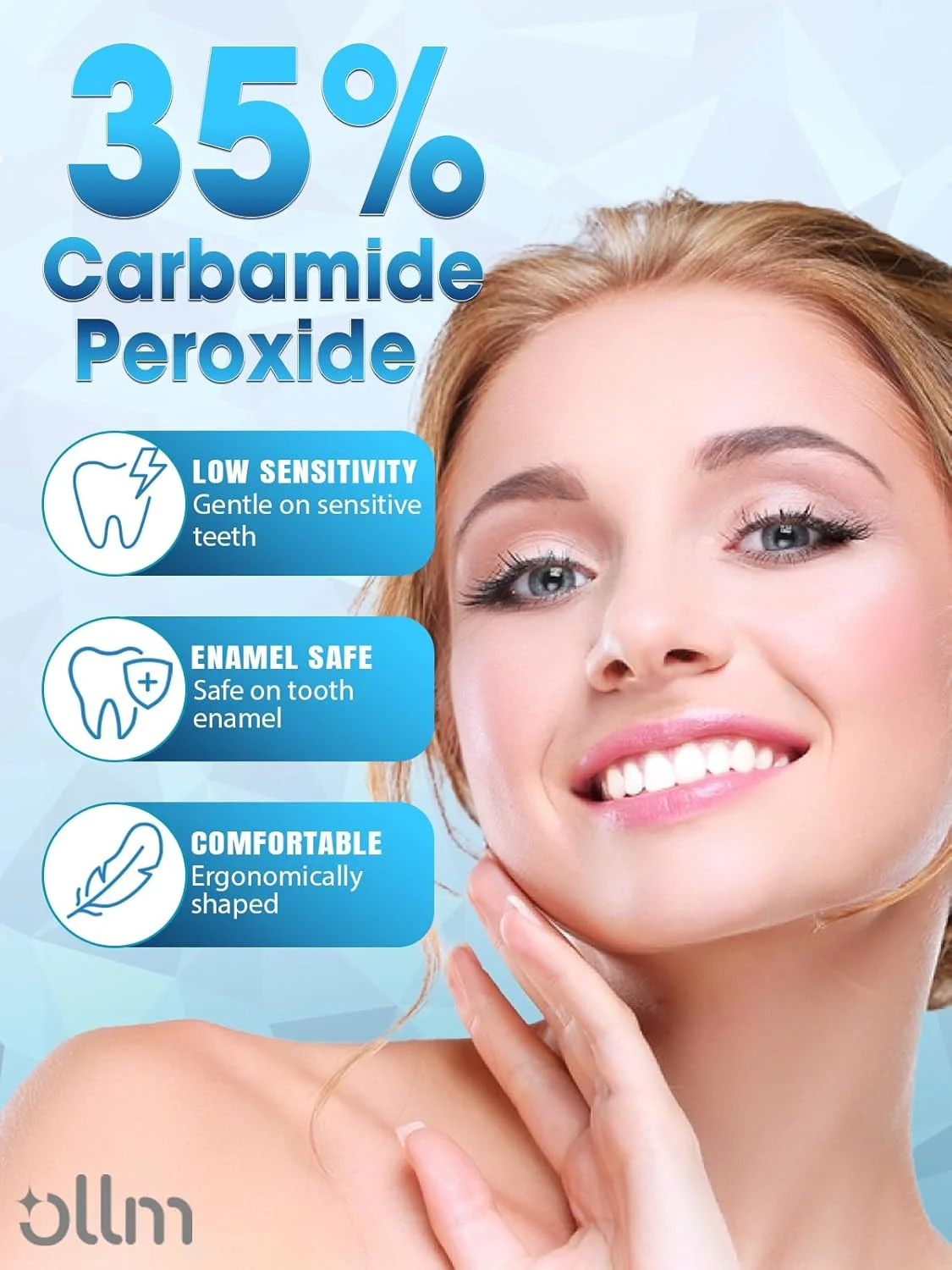 کیت سفید کننده دندان با نور LED - ژل قلمی پراکسید کاربامید 35% برای دندان های حساس، سینی دهانی، محصول مراقبت از دهان و دندان برای استفاده در خانه، محل کار و سفر کیت سفید کننده دندان با نور LED - ژل قلمی پراکسید کاربامید 35% برای دندان های حساس، سینی دهانی، محصول مراقبت از دهان و دندان برای استفاده در خانه، محل کار و سفر