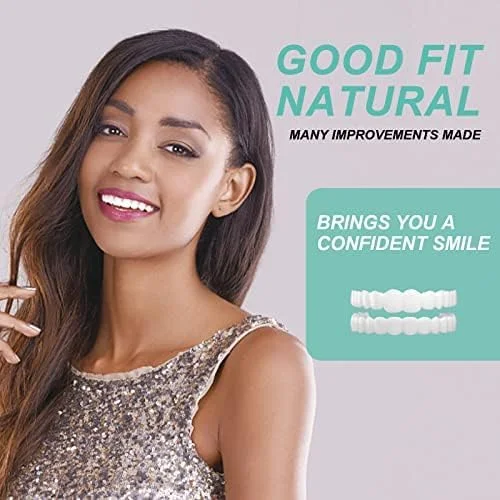 3 جفت روکش دندانی فوری برای مردان و زنان، پوشش موقت دندان برای پنهان کردن نواقص، بدون درد، بدون تزریق، بدون تراشیدن، راه حلی مطمئن، سفید 3 جفت روکش دندانی فوری برای مردان و زنان، پوشش موقت دندان برای پنهان کردن نواقص، بدون درد، بدون تزریق، بدون تراشیدن، راه حلی مطمئن، سفید