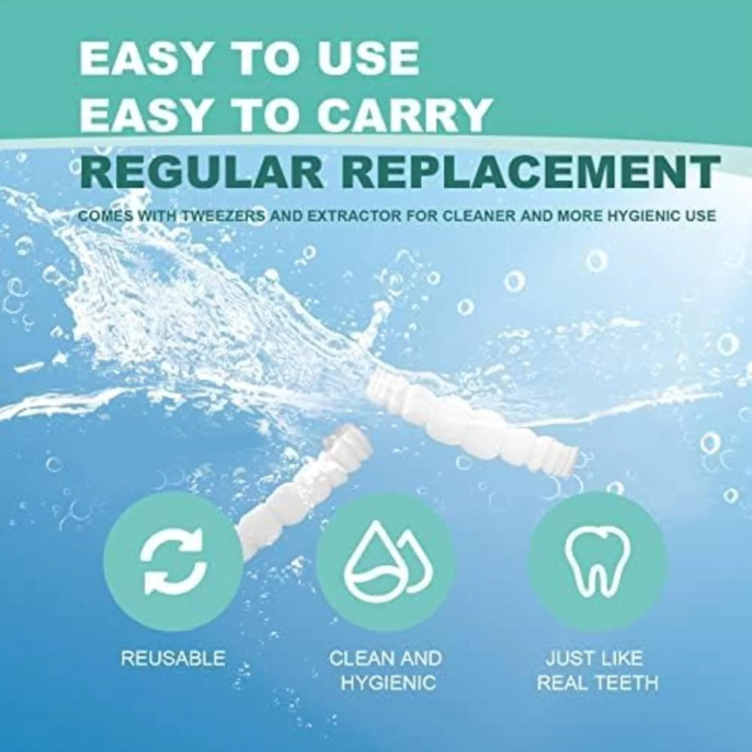 3 جفت روکش دندانی فوری برای مردان و زنان، پوشش موقت دندان برای پنهان کردن نواقص، بدون درد، بدون تزریق، بدون تراشیدن، راه حلی مطمئن، سفید 3 جفت روکش دندانی فوری برای مردان و زنان، پوشش موقت دندان برای پنهان کردن نواقص، بدون درد، بدون تزریق، بدون تراشیدن، راه حلی مطمئن، سفید