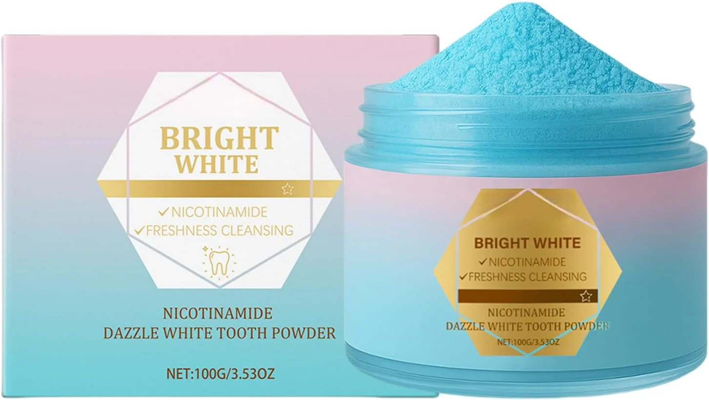 پودر دندان - محافظت از دندان | پودر دندان ملایم ارگانیک با بافت ظریف برای تنفس با طراوت برای افراد سیگاری، سالمندان، بزرگسالان