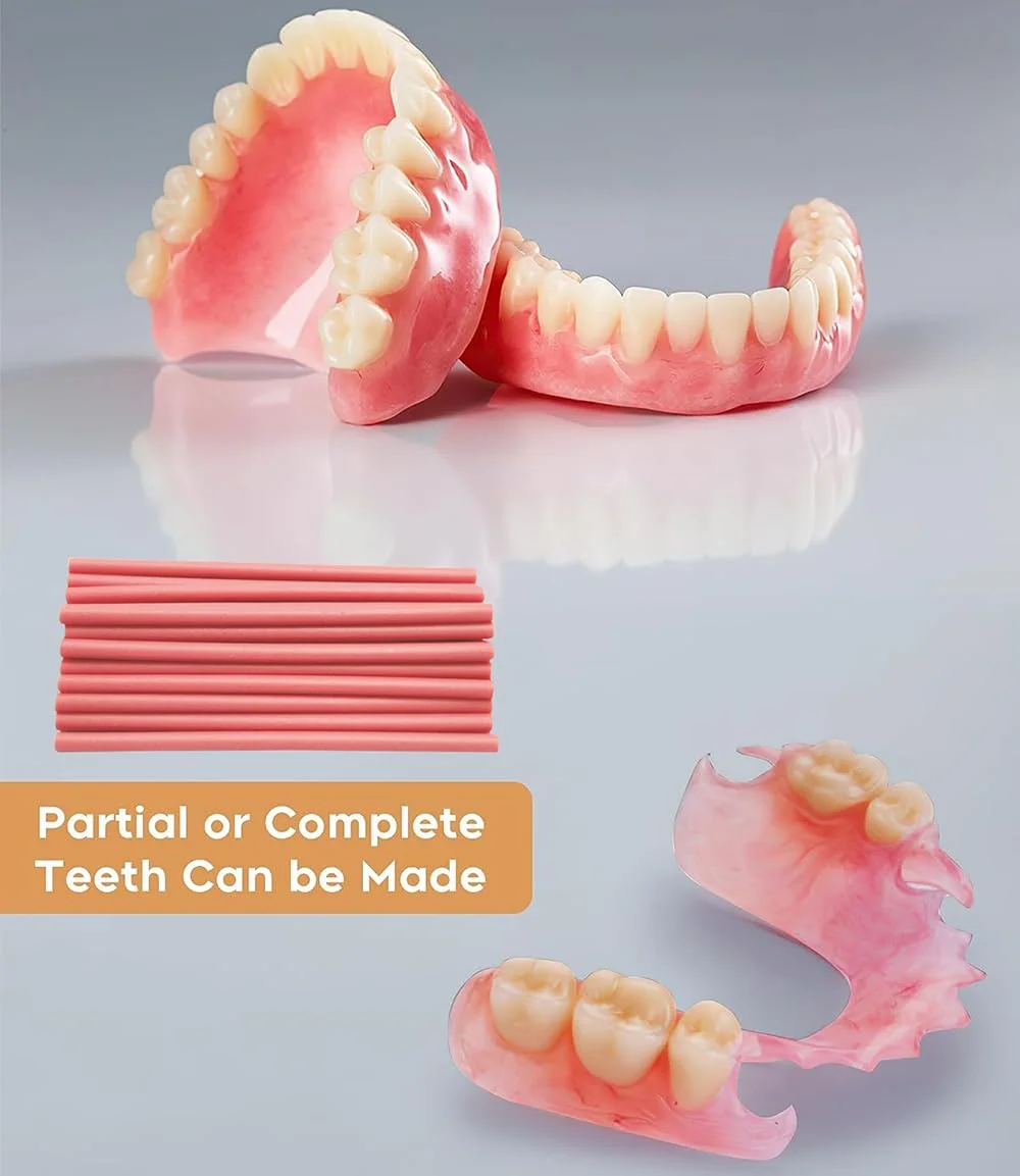 مواد ترمیم موقت دندان - مواد لثه برای دندان مصنوعی جزئی یا کامل، بهبود لبخند مطمئن