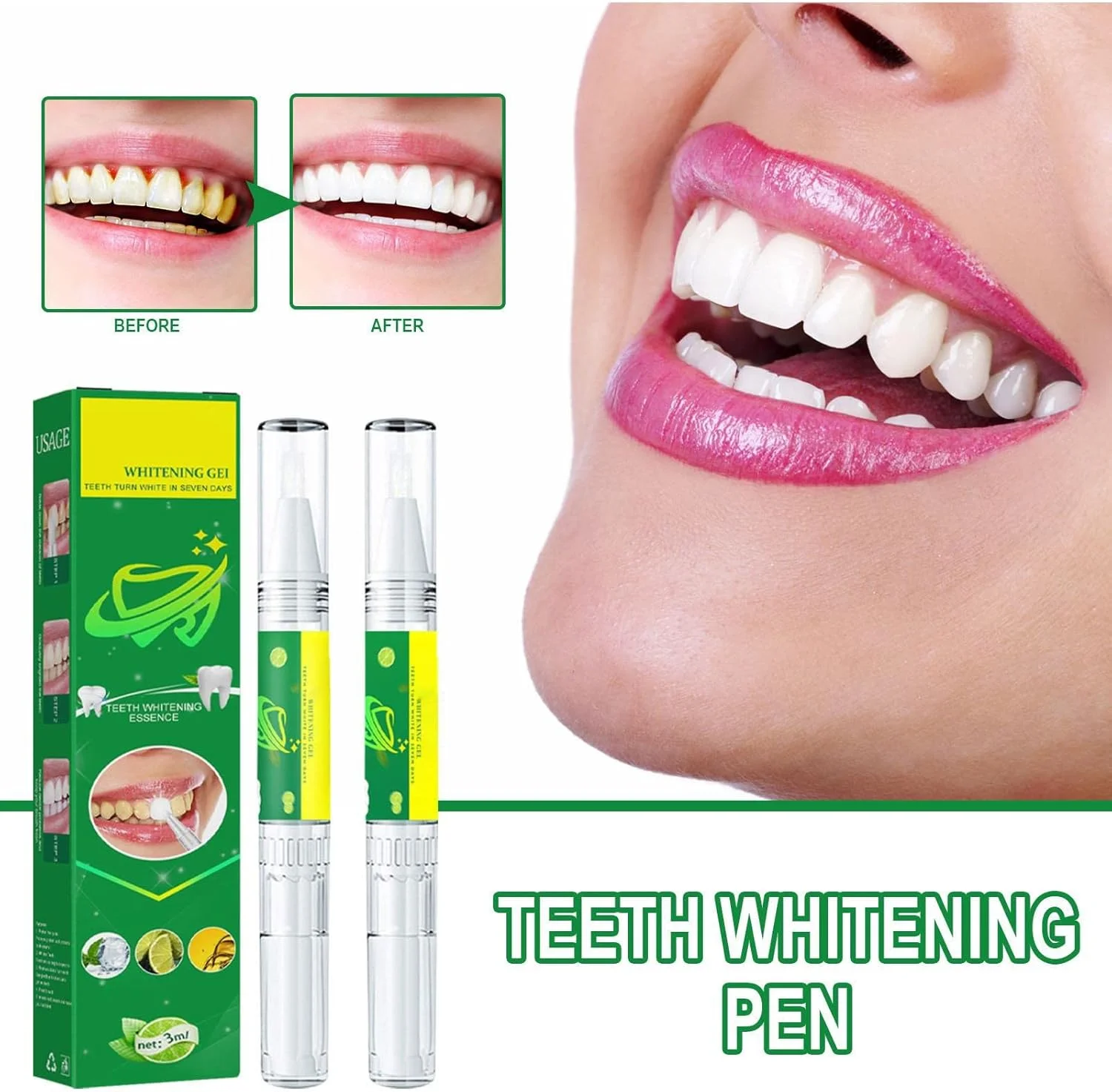 قلم مراقبت و تمیز کننده دندان، مناسب برای دندان های زرد، لکه های سیاه و آلودگی، بدون حساسیت، استفاده آسان، 6 میلی لیتر، پلاک دندان قلم مراقبت و تمیز کننده دندان، مناسب برای دندان های زرد، لکه های سیاه و آلودگی، بدون حساسیت، استفاده آسان، 6 میلی لیتر، پلاک دندان