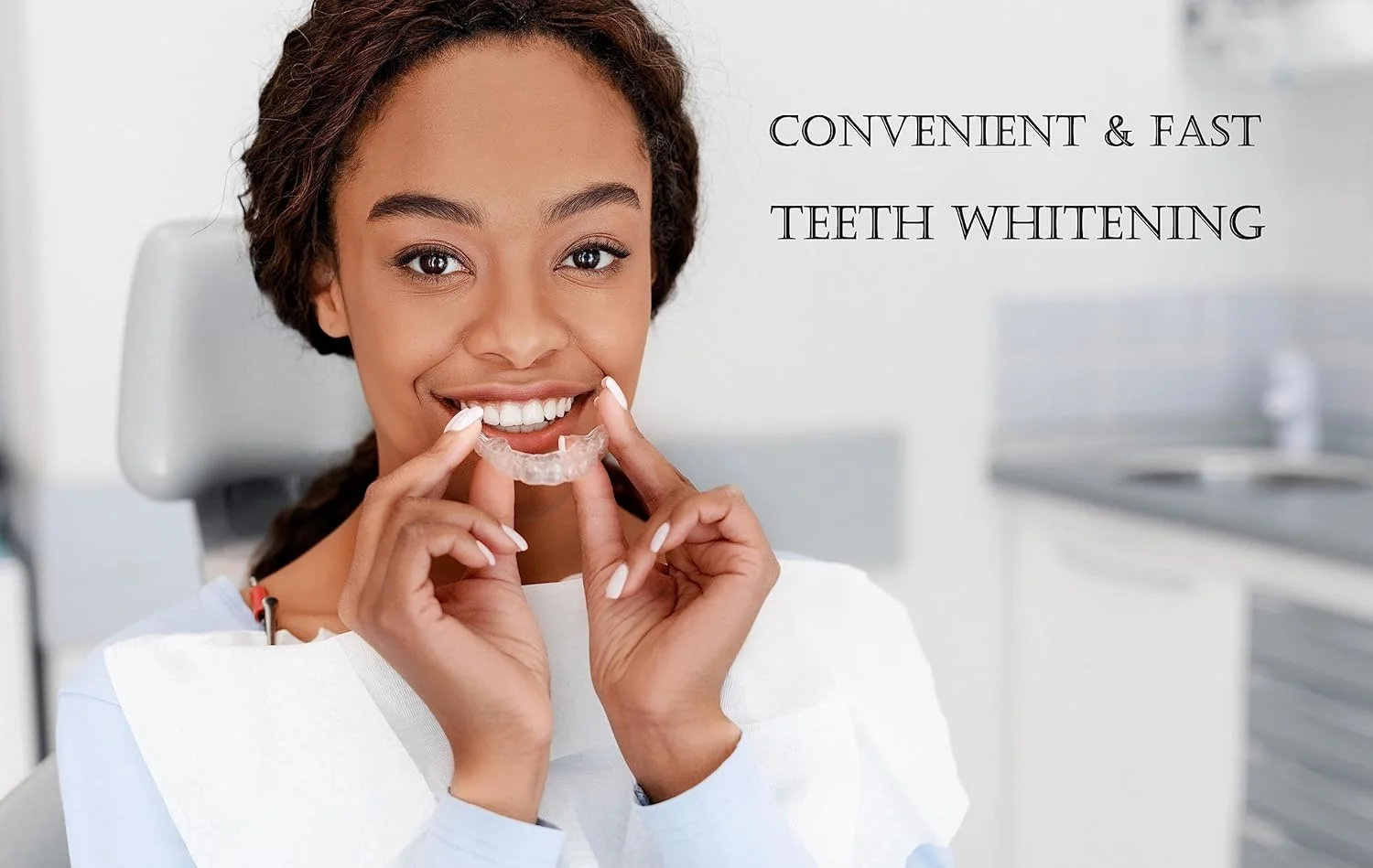 مجموعه 10 عددی قالب های حرارتی سفید کننده دندان