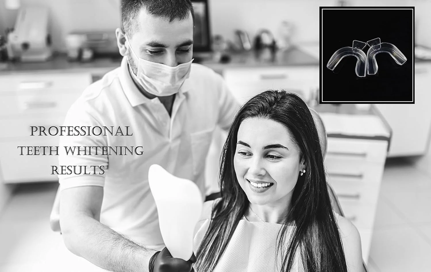 مجموعه 10 عددی قالب های حرارتی سفید کننده دندان