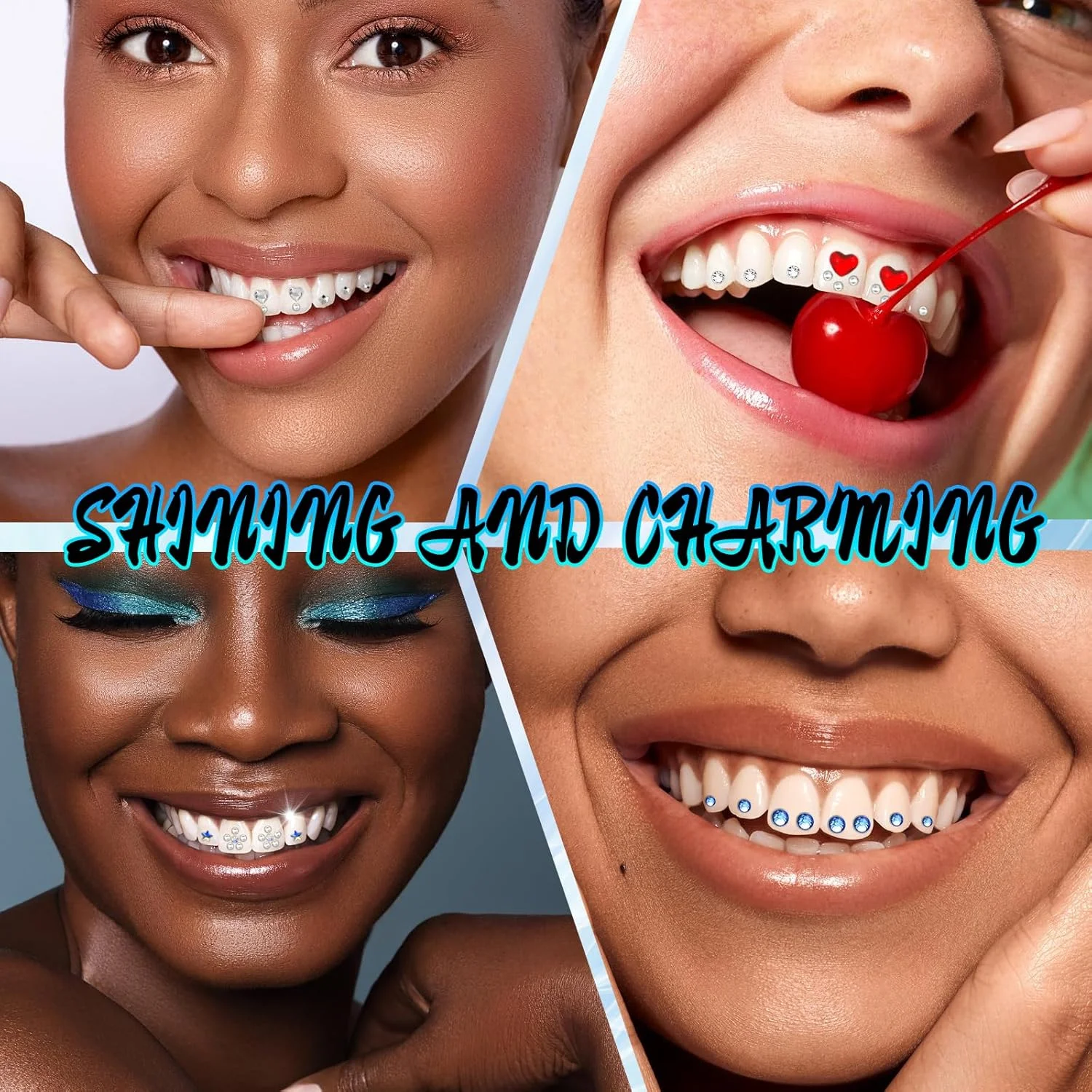 کیت نگین دندان با نور، مدل جدید ۲۰۲۵ برای آقایان و بانوان