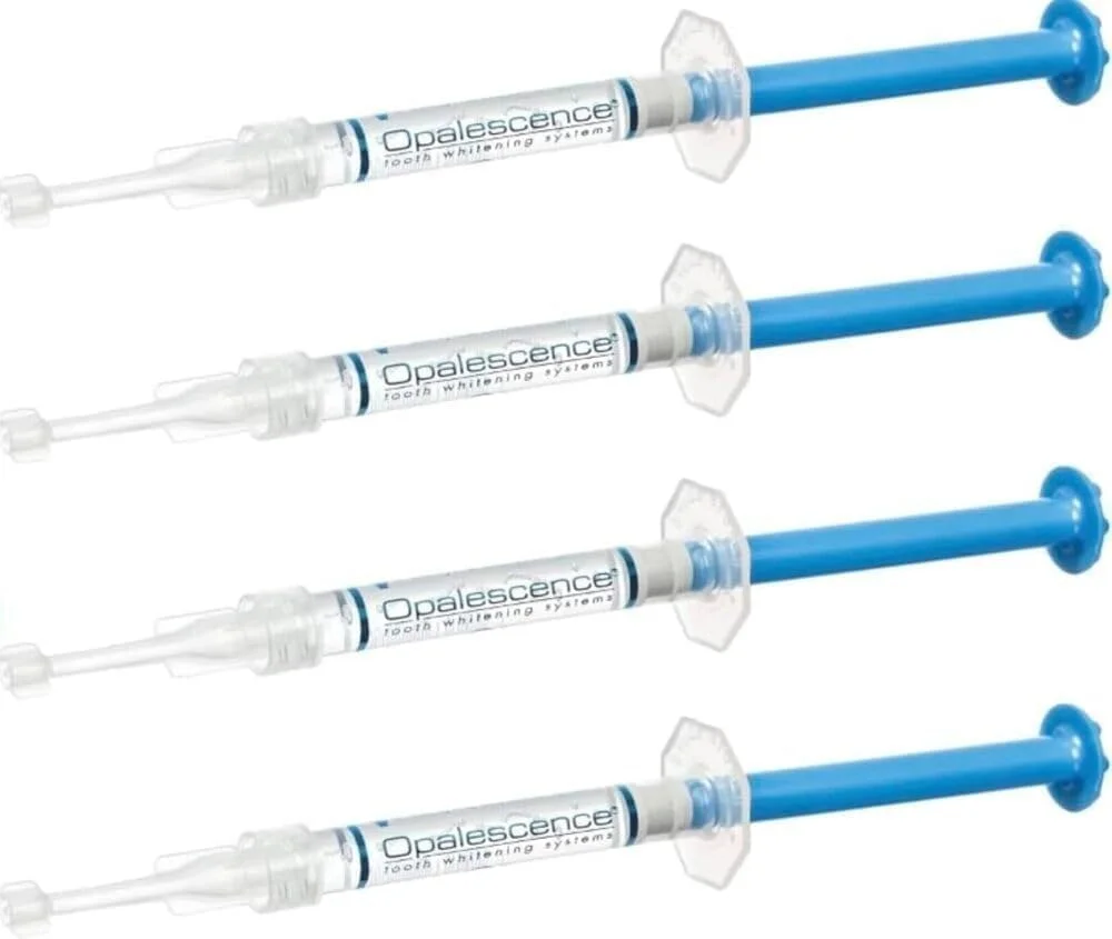 کیت شارژ مجدد سفید کننده دندان اولترادنت Opalescence 20% (2 بسته / 4 سرنگ) کربامید پراکسید. ساخت، بدون طعم. سرنگ های شارژ مجدد سفید کننده دندان - B-5402-2 کیت شارژ مجدد سفید کننده دندان اولترادنت Opalescence 20% (2 بسته / 4 سرنگ) کربامید پراکسید. ساخت، بدون طعم. سرنگ های شارژ مجدد سفید کننده دندان - B-5402-2