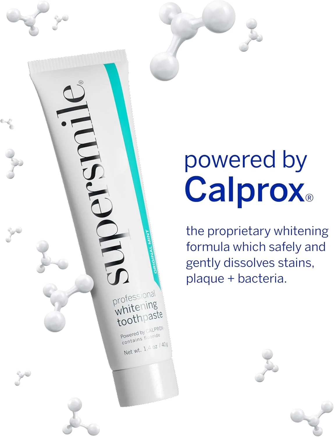 سیستم سفید کننده حرفه ای دندان سوپراسمایل: خمیر دندان 50 گرم + شتاب دهنده 34 گرم 2 عددی