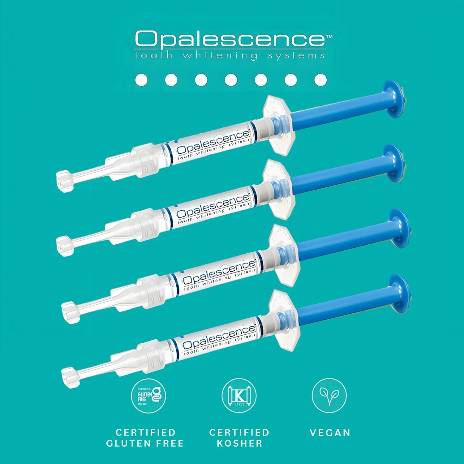 کیت شارژ مجدد سفید کننده دندان اولترادنت Opalescence 20% (2 بسته / 4 سرنگ) کربامید پراکسید. ساخت، بدون طعم. سرنگ های شارژ مجدد سفید کننده دندان - B-5402-2