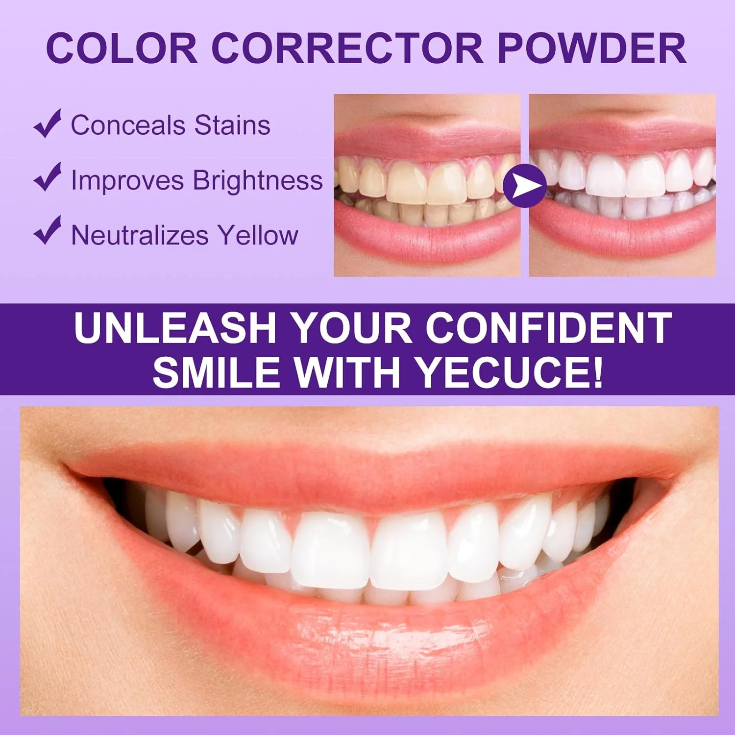 پودر سفید کننده دندان Uruses، ایمن برای مینای دندان، بدون فلوراید و غیر حساس، از بین برنده طبیعی لکه ها، از بین برنده لکه های چای، قهوه، شراب و سیگار، 8 ماه تامین سفید کننده دندان | طعم نعناع پودر سفید کننده دندان Uruses، ایمن برای مینای دندان، بدون فلوراید و غیر حساس، از بین برنده طبیعی لکه ها، از بین برنده لکه های چای، قهوه، شراب و سیگار، 8 ماه تامین سفید کننده دندان | طعم نعناع