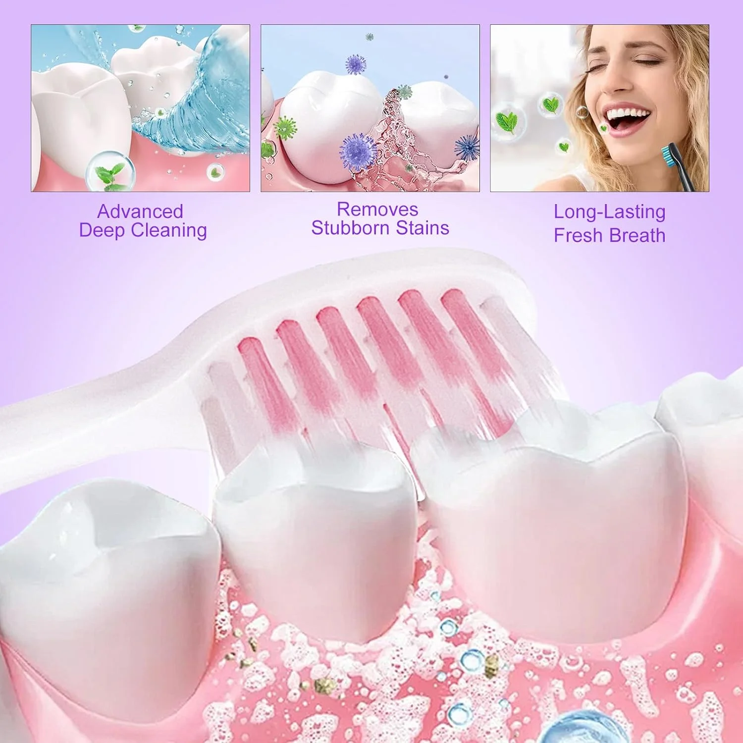 پودر سفید کننده دندان Uruses، ایمن برای مینای دندان، بدون فلوراید و غیر حساس، از بین برنده طبیعی لکه ها، از بین برنده لکه های چای، قهوه، شراب و سیگار، 8 ماه تامین سفید کننده دندان | طعم نعناع پودر سفید کننده دندان Uruses، ایمن برای مینای دندان، بدون فلوراید و غیر حساس، از بین برنده طبیعی لکه ها، از بین برنده لکه های چای، قهوه، شراب و سیگار، 8 ماه تامین سفید کننده دندان | طعم نعناع