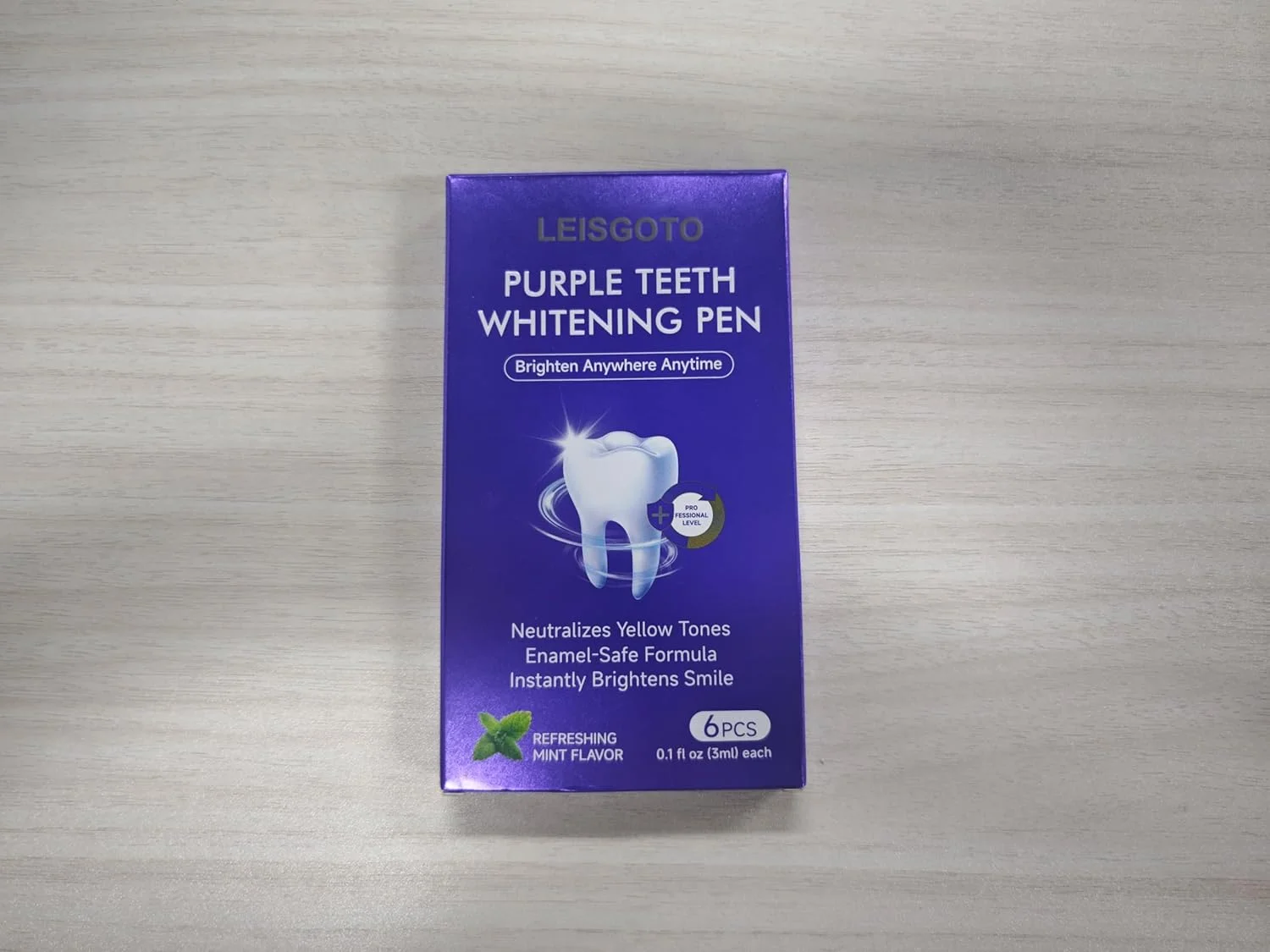 قلم سفید کننده دندان (بسته 6 عددی)، اسانس ژل سفید کننده بنفش دندان، از بین برنده لکه، کیت موثر قلم سفید کننده دندان برای خنثی کردن ته رنگ های زرد، فرمول ایمن برای مینای دندان قلم سفید کننده دندان (بسته 6 عددی)، اسانس ژل سفید کننده بنفش دندان، از بین برنده لکه، کیت موثر قلم سفید کننده دندان برای خنثی کردن ته رنگ های زرد، فرمول ایمن برای مینای دندان