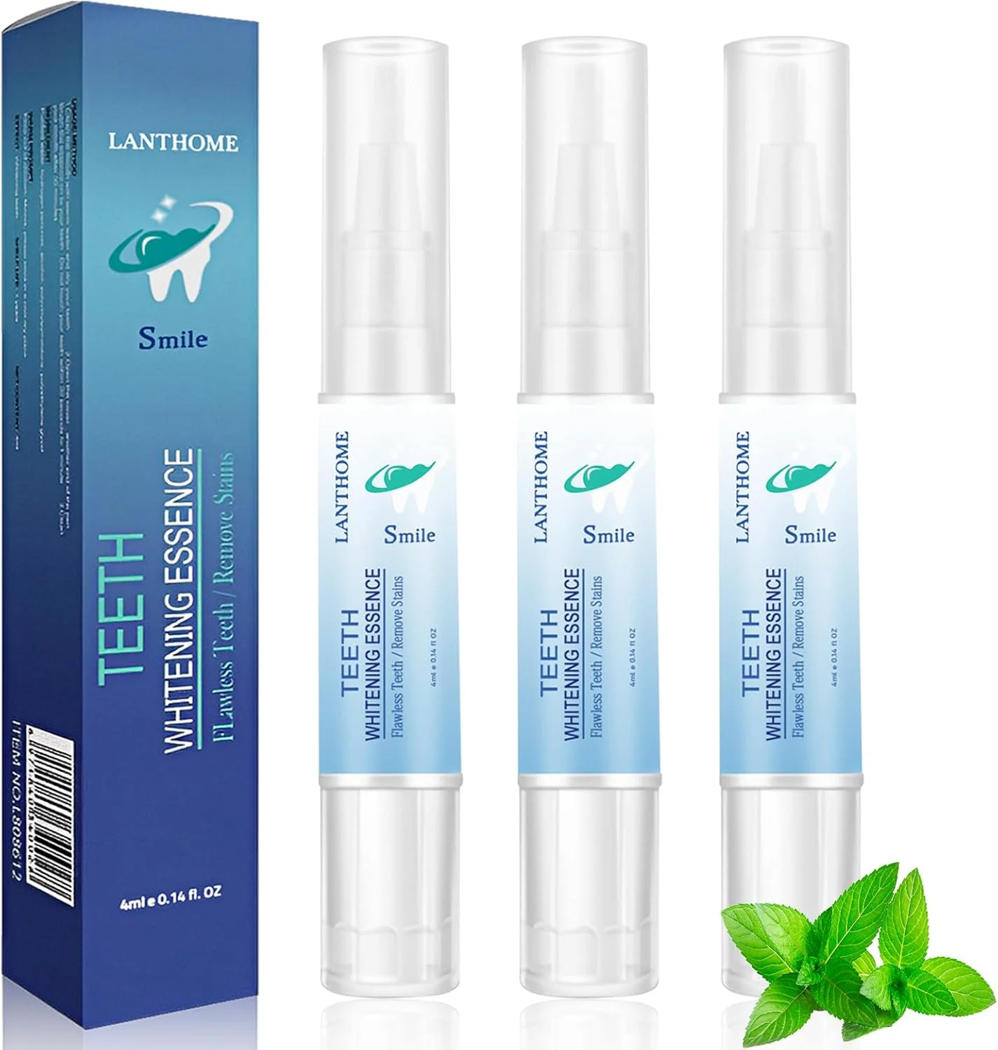 قلم سفید کننده دندان 3 عددی، از بین برنده فوری لکه، حذف کننده قوی لکه، کاهش زردی قلم سفید کننده دندان 3 عددی، از بین برنده فوری لکه، حذف کننده قوی لکه، کاهش زردی