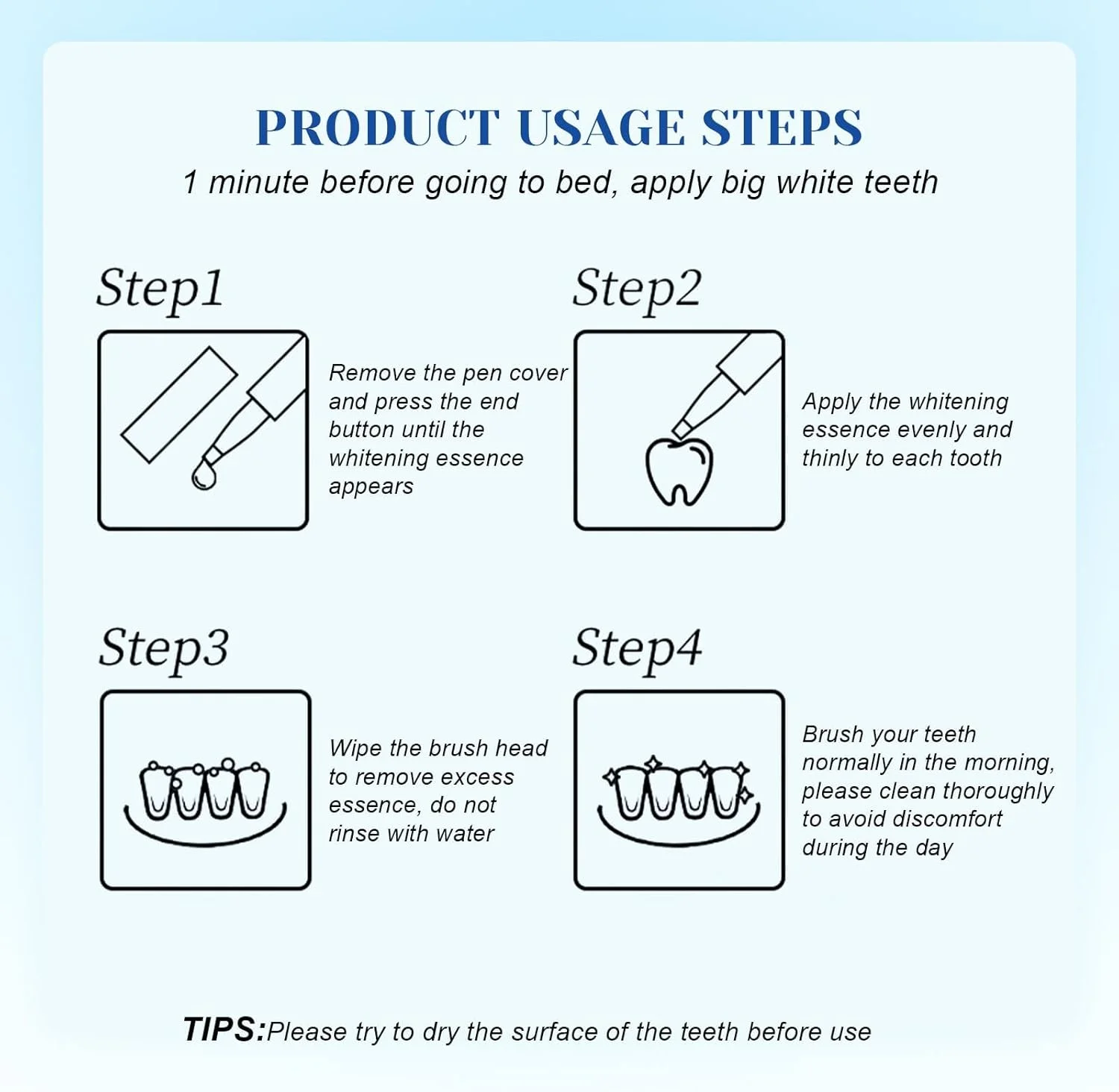 قلم سفید کننده دندان 2 عددی، کیت سفید کننده دندان، قلم سفید کننده ملایم دندان، سفید کننده سریع دندان، بهبود درخشندگی دندان، حذف سریع و موثر لکه های دندان