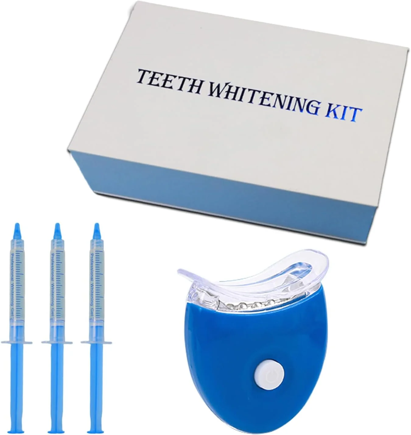 کیت سفید کننده دندان با نور LED، ایمن و بدون ایجاد حساسیت، (3) سرنگ ژل سفید کننده دندان 3 میلی لیتری، از بین بردن لکه های ناشی از قهوه، سیگار کشیدن، نوشیدنی ها، نوشابه، غذا، دندان های سفیدتر در 7 روز کیت سفید کننده دندان با نور LED، ایمن و بدون ایجاد حساسیت، (3) سرنگ ژل سفید کننده دندان 3 میلی لیتری، از بین بردن لکه های ناشی از قهوه، سیگار کشیدن، نوشیدنی ها، نوشابه، غذا، دندان های سفیدتر در 7 روز