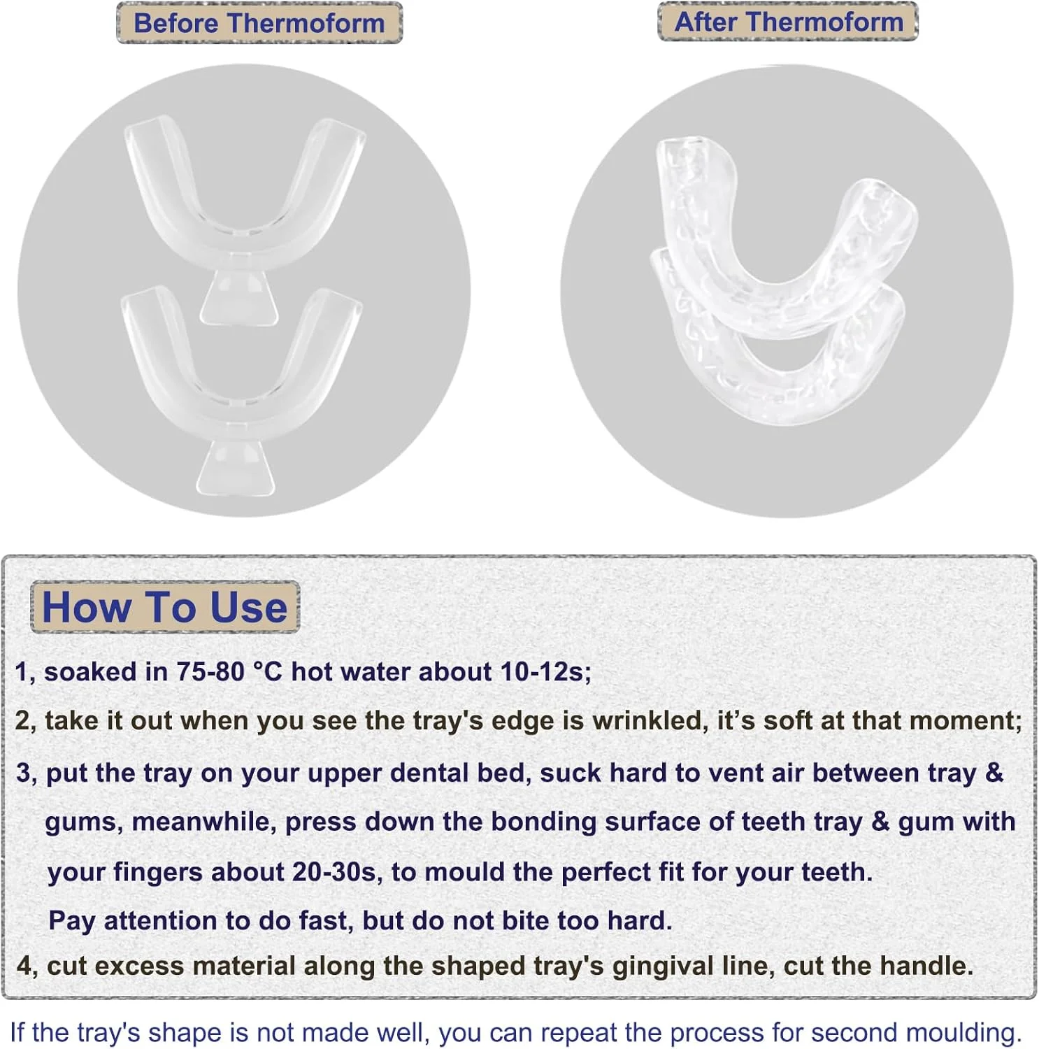 ۴ بسته کیت سینی سفید کننده دندان، محافظ دهان و ۲ جعبه دندان، سینی دندان سفید کننده قالب گیری حرارتی، ابزار کیت دندانپزشکی بهداشت دهان و دندان ۴ بسته کیت سینی سفید کننده دندان، محافظ دهان و ۲ جعبه دندان، سینی دندان سفید کننده قالب گیری حرارتی، ابزار کیت دندانپزشکی بهداشت دهان و دندان