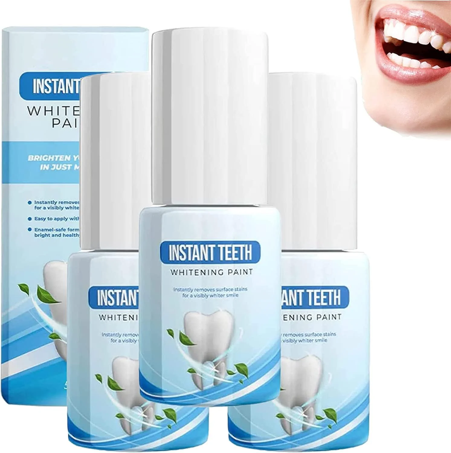 لاک سفید کننده فوری دندان، لاک دندان، پولیش دندان، فورا لبخندی درخشان داشته باشید، استفاده آسان (3 عدد) لاک سفید کننده فوری دندان، لاک دندان، پولیش دندان، فورا لبخندی درخشان داشته باشید، استفاده آسان (3 عدد)