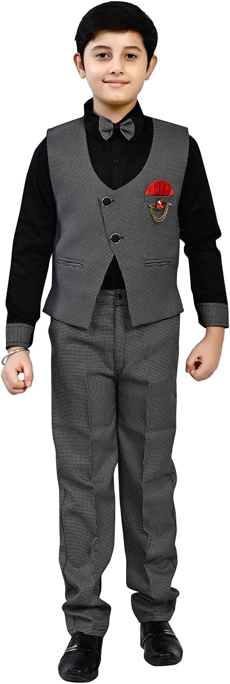 ست لباس 3 تکه پسرانه Zolario، کت، شلوار و پیراهن برای کودکان