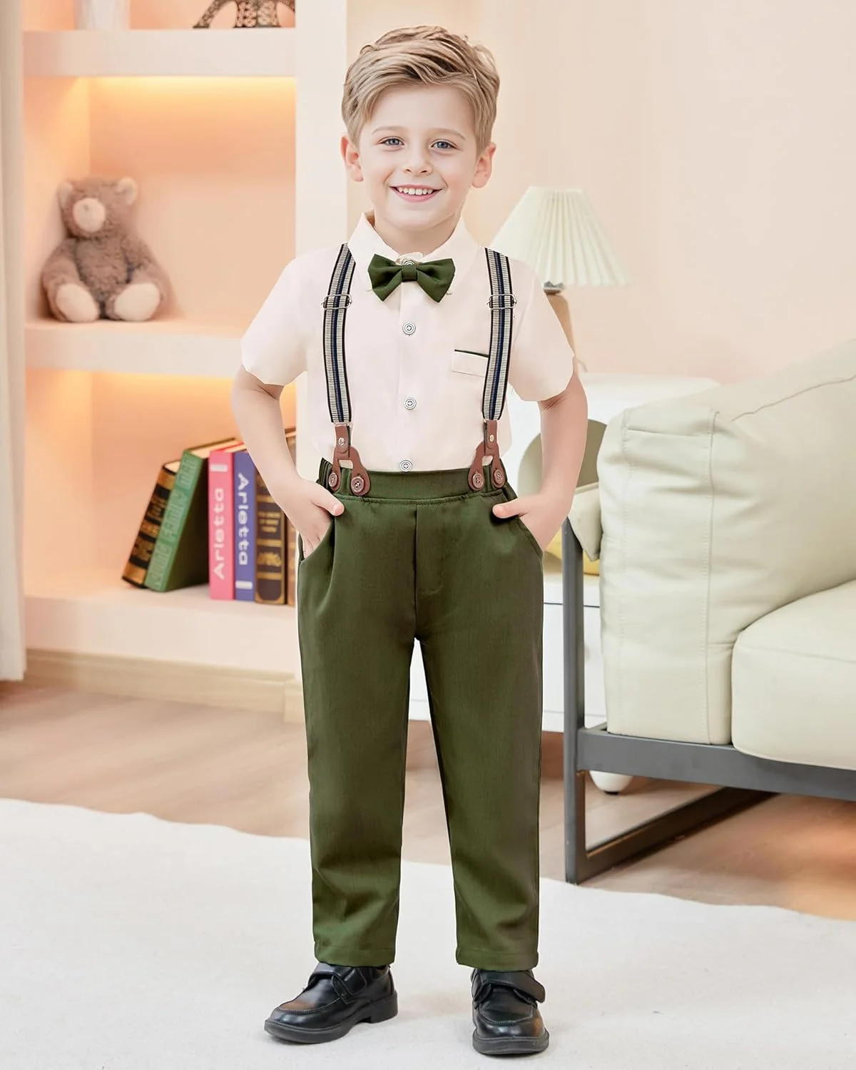 تی شرت آستین کوتاه و شلوار پسرانه ZOEREA مدل Zr1230