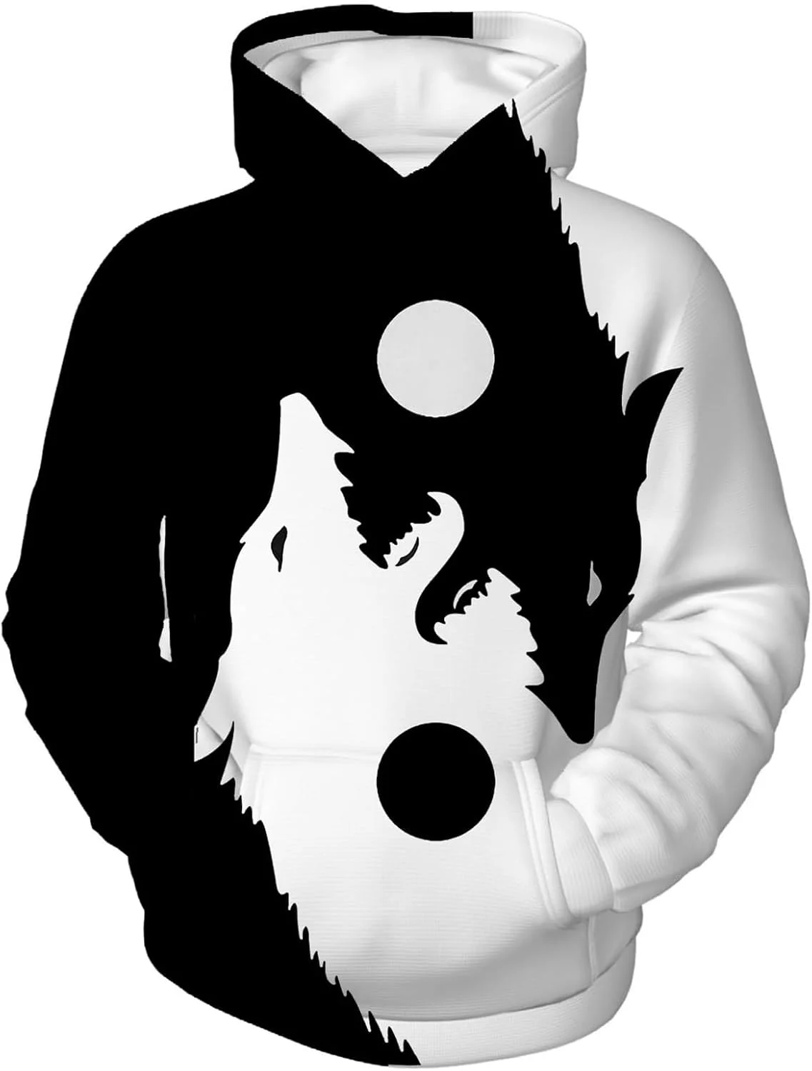 هودی طرح جمجمه برای پسران و دختران، سویشرت کلاه دار چاپی سه بعدی آستین بلند با جیب، مناسب 6 تا 16 سال