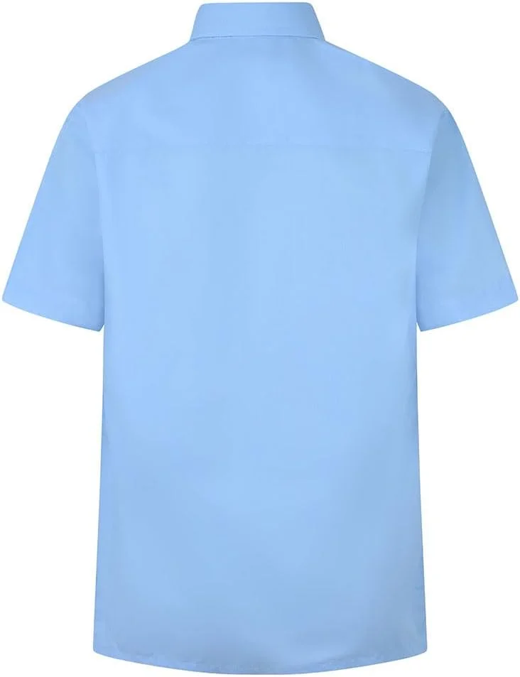 پیراهن آستین کوتاه پسرانه مدرسه ZECO - بسته دوتایی