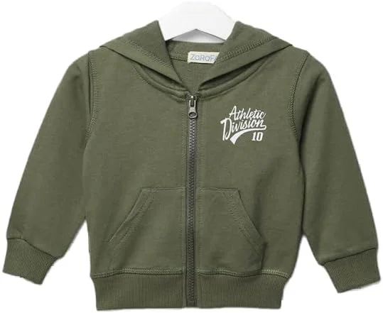 هودی طرح‌دار سبز زارا برای نوزاد پسر - 0 تا 6 ماه