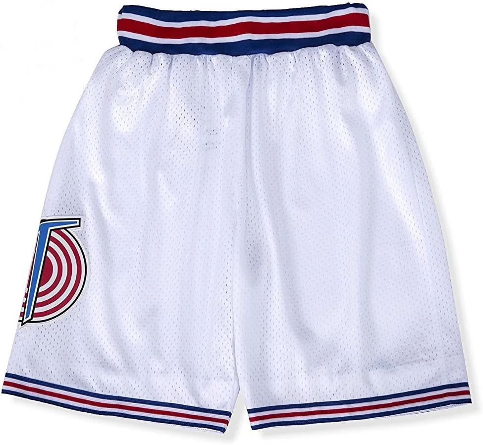 شورت بسکتبال بچگانه طرح فیلم، شلوارک جام فضایی دهه 90 برای کودکان (سفید، سایز کوچک بچگانه)