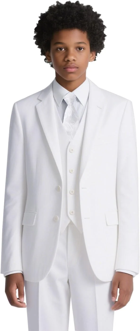 ست کت و شلوار 5 تکه پسرانه، مناسب کودکان و نوجوانان، لباس مجلسی و رسمی