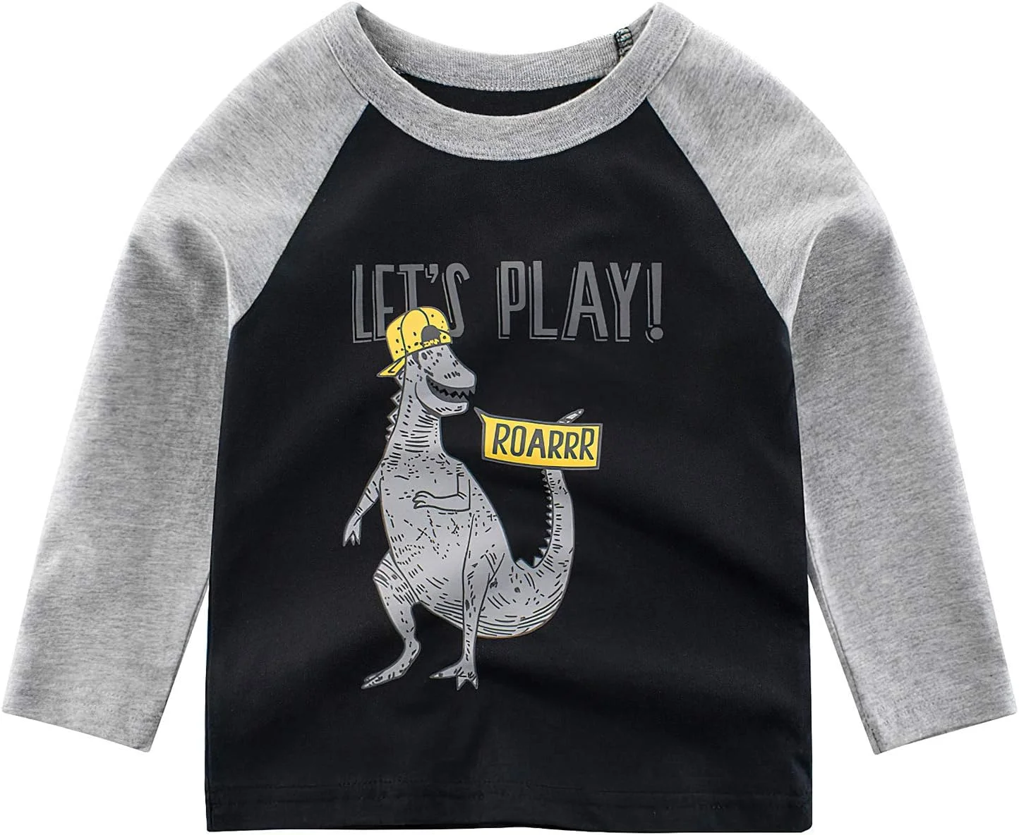 ست لباس ورزشی پسرانه ییلاکو، شامل سویشرت طرح دایناسور و شلوار گرمکن