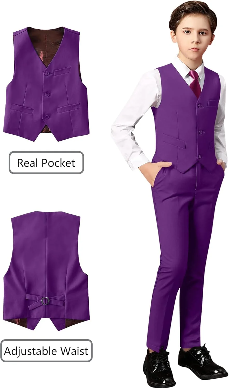 ست کت و شلوار پسرانه Yanlu مدل کلاسیک