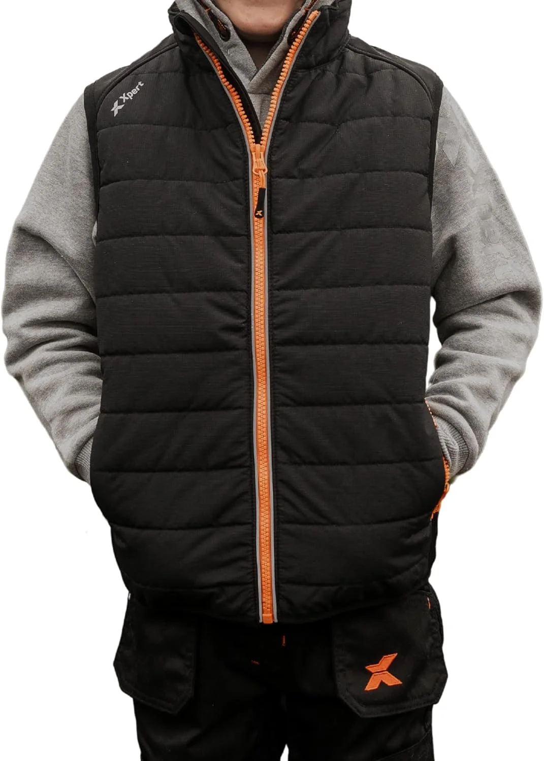 ایکسپرت - جلیقه گرم کننده بدن بچه گانه Pro Junior Rip-stop. ژیله سبک وزن و ضد آب با یقه و جیب های پشمی. ژاکت بدون آستین سبک وزن برای پسران ایکسپرت - جلیقه گرم کننده بدن بچه گانه Pro Junior Rip-stop. ژیله سبک وزن و ضد آب با یقه و جیب های پشمی. ژاکت بدون آستین سبک وزن برای پسران