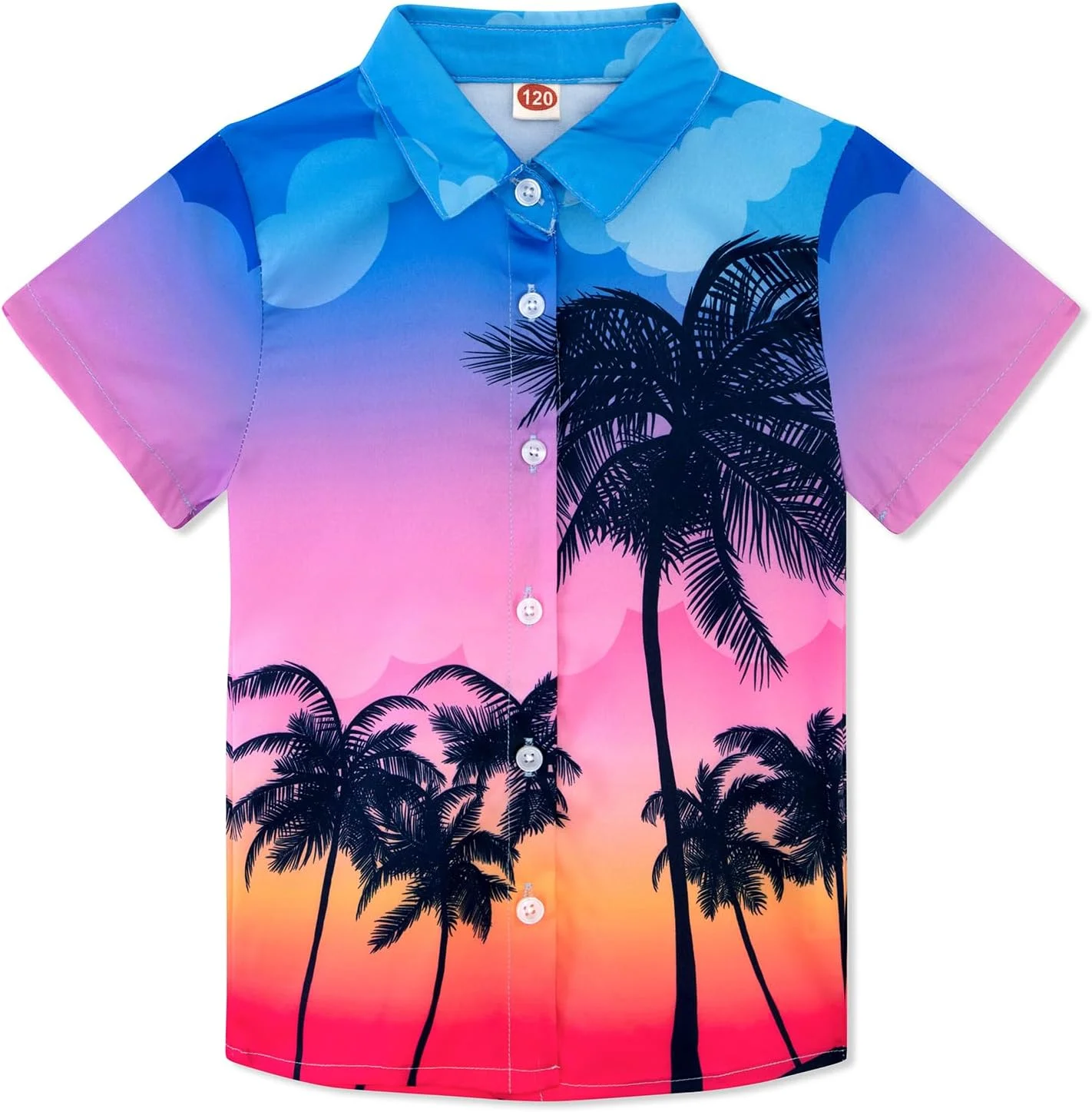 پیراهن های هاوایی XiaoMoSha برای پسران، پیراهن دکمه دار آستین کوتاه، تاپ های ساحلی تابستانی برای کودکان پیراهن های هاوایی XiaoMoSha برای پسران، پیراهن دکمه دار آستین کوتاه، تاپ های ساحلی تابستانی برای کودکان