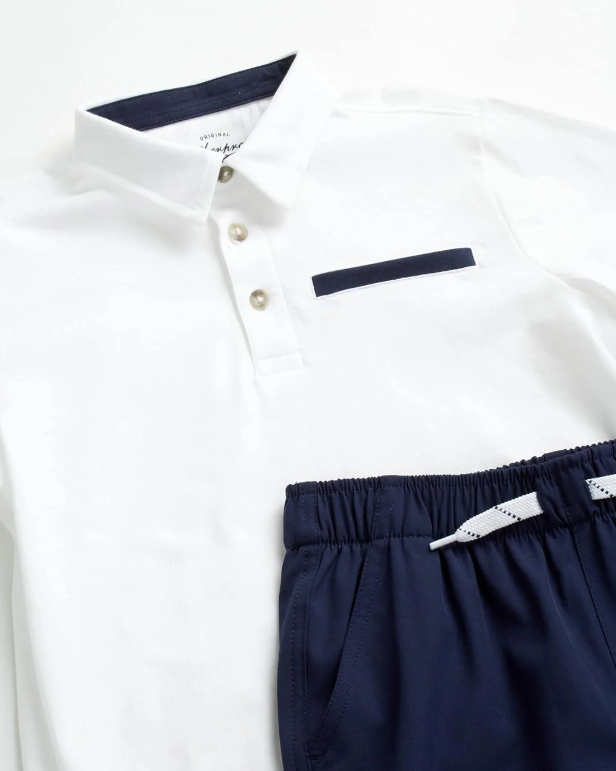 ست شورت پسرانه Vintage Weatherproof - پولوشرت آستین کوتاه و شورت تِک دو تکه (سایز: 2T-8)