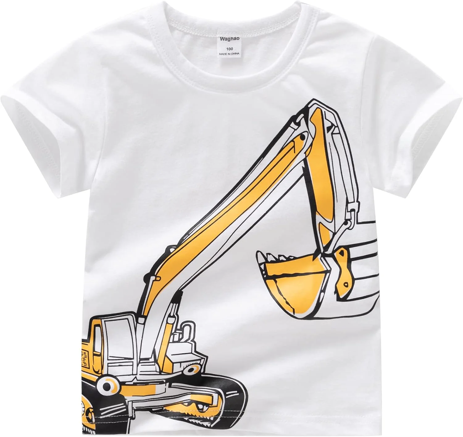 تی شرت آستین کوتاه پسرانه، تاپ و تی شرت های گرافیکی پنبه ای غیر رسمی یقه گرد