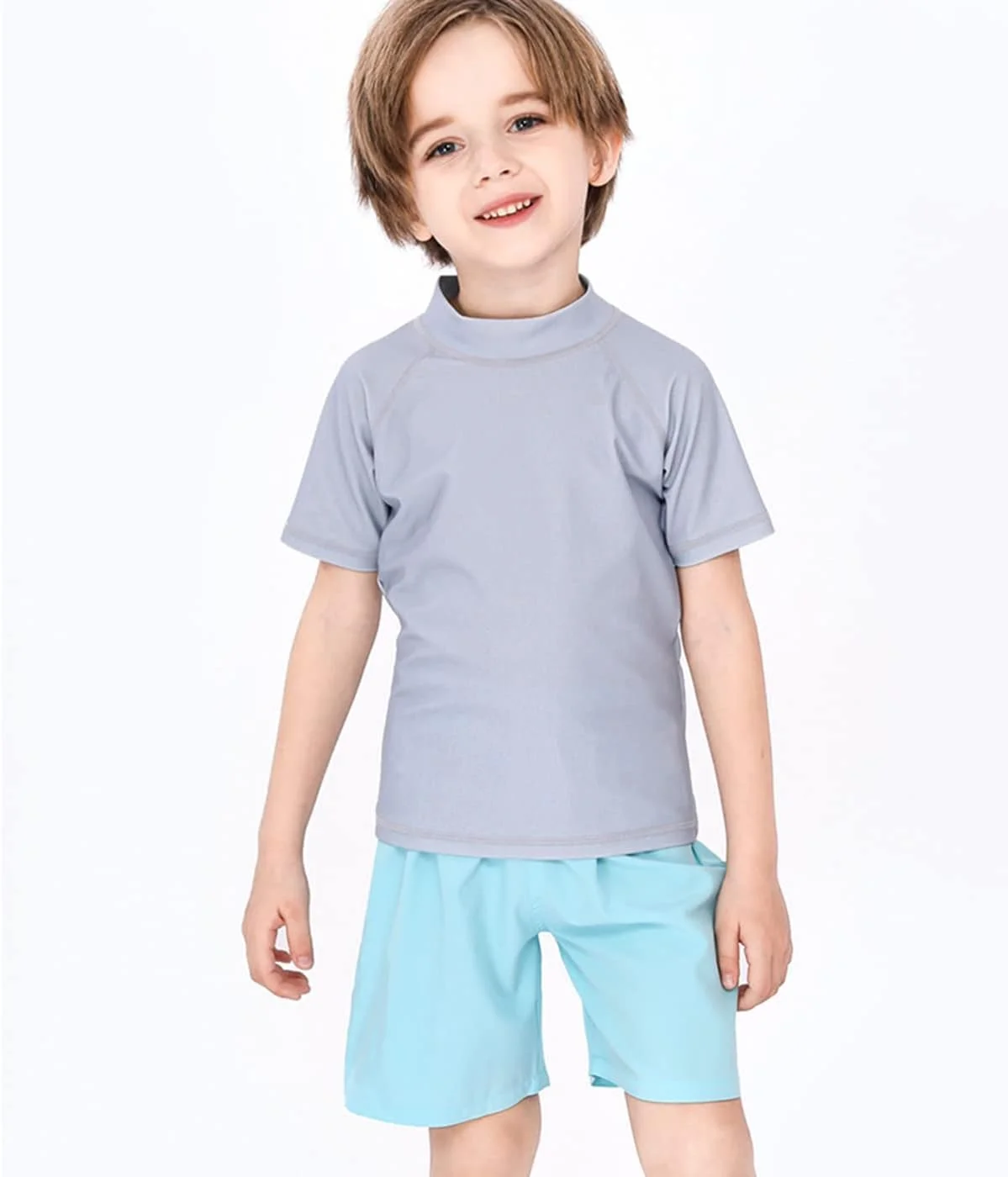 تی‌شرت محافظ آفتاب پسرانه VINICUNCA، آستین کوتاه، UPF 50+، مناسب شنا