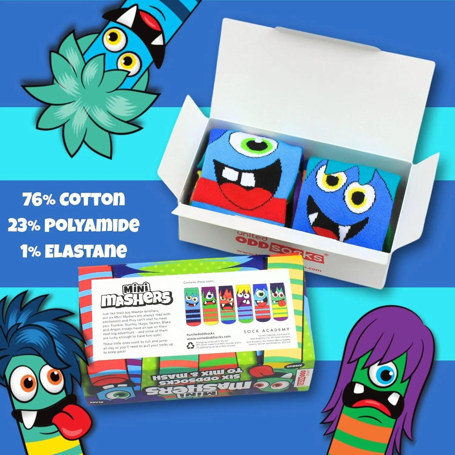 جوراب های فانتزی بچه گانه یونایتد آد ساکس