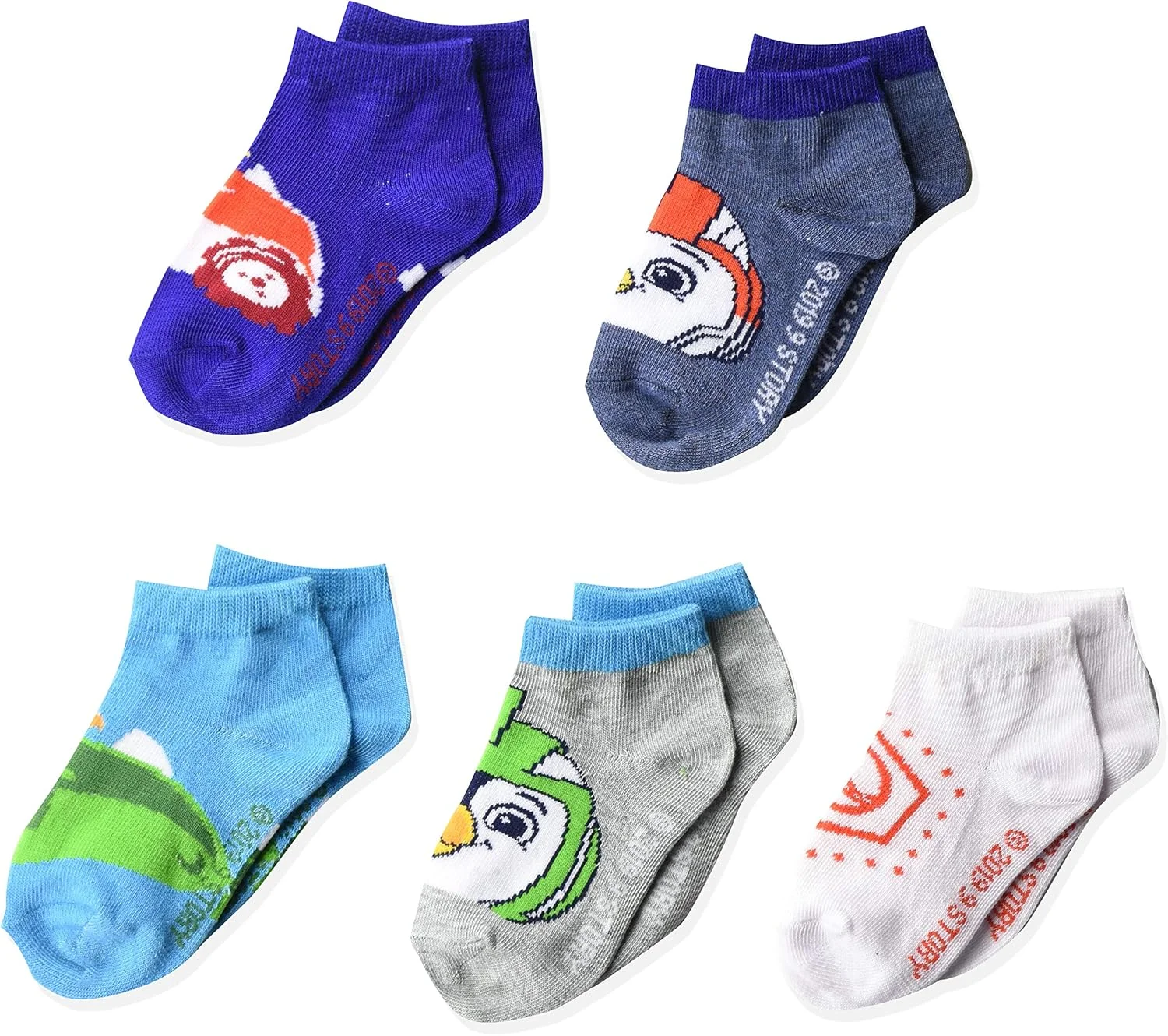 جوراب ساق کوتاه طرح تاپ وینگ، بسته 5 عددی، مناسب کودکان