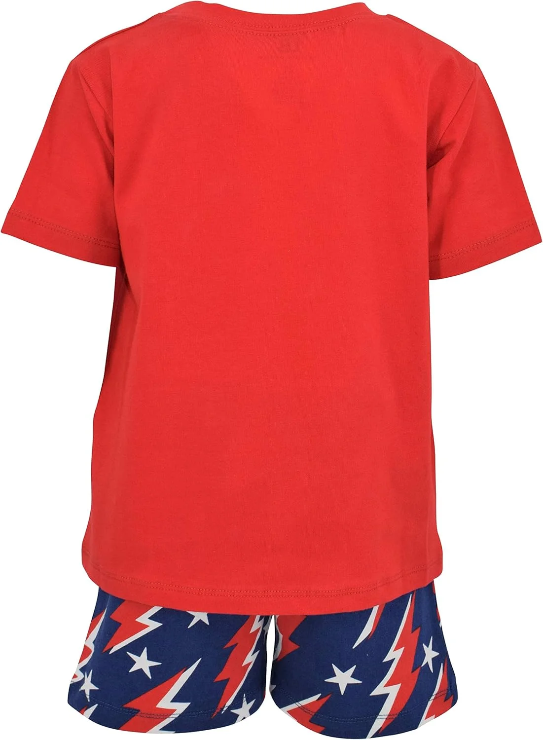 ست شلوارک پسرانه طرح ستاره ای ویژه جشن های ملی (سایز 6) قرمز، لباس پسرانه