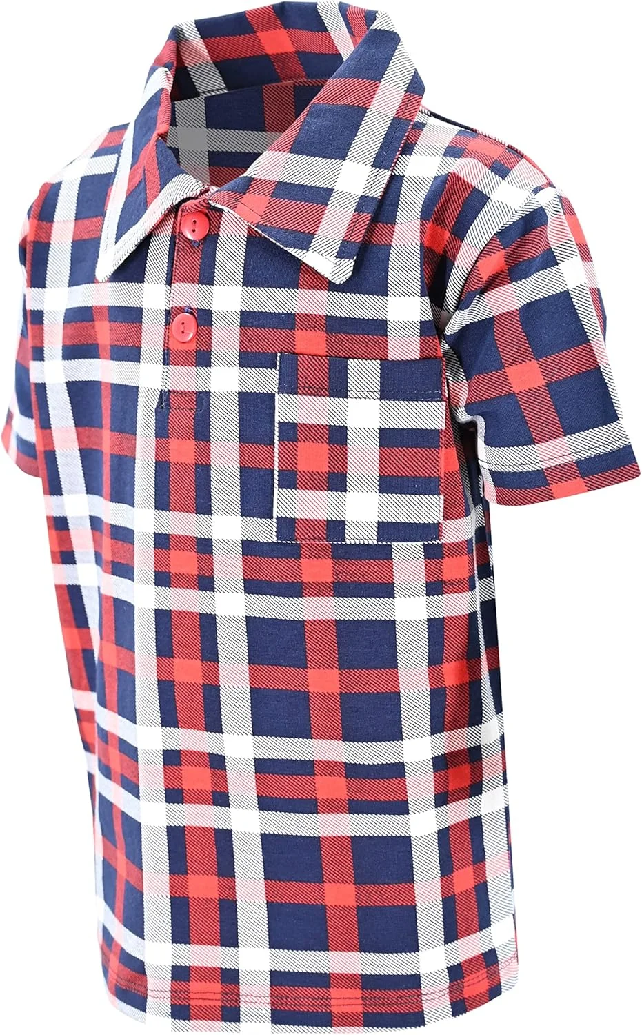 تی شرت پولو پسرانه طرح پرچم آمریکا و ستاره ای، مناسب جشن چهارم جولای