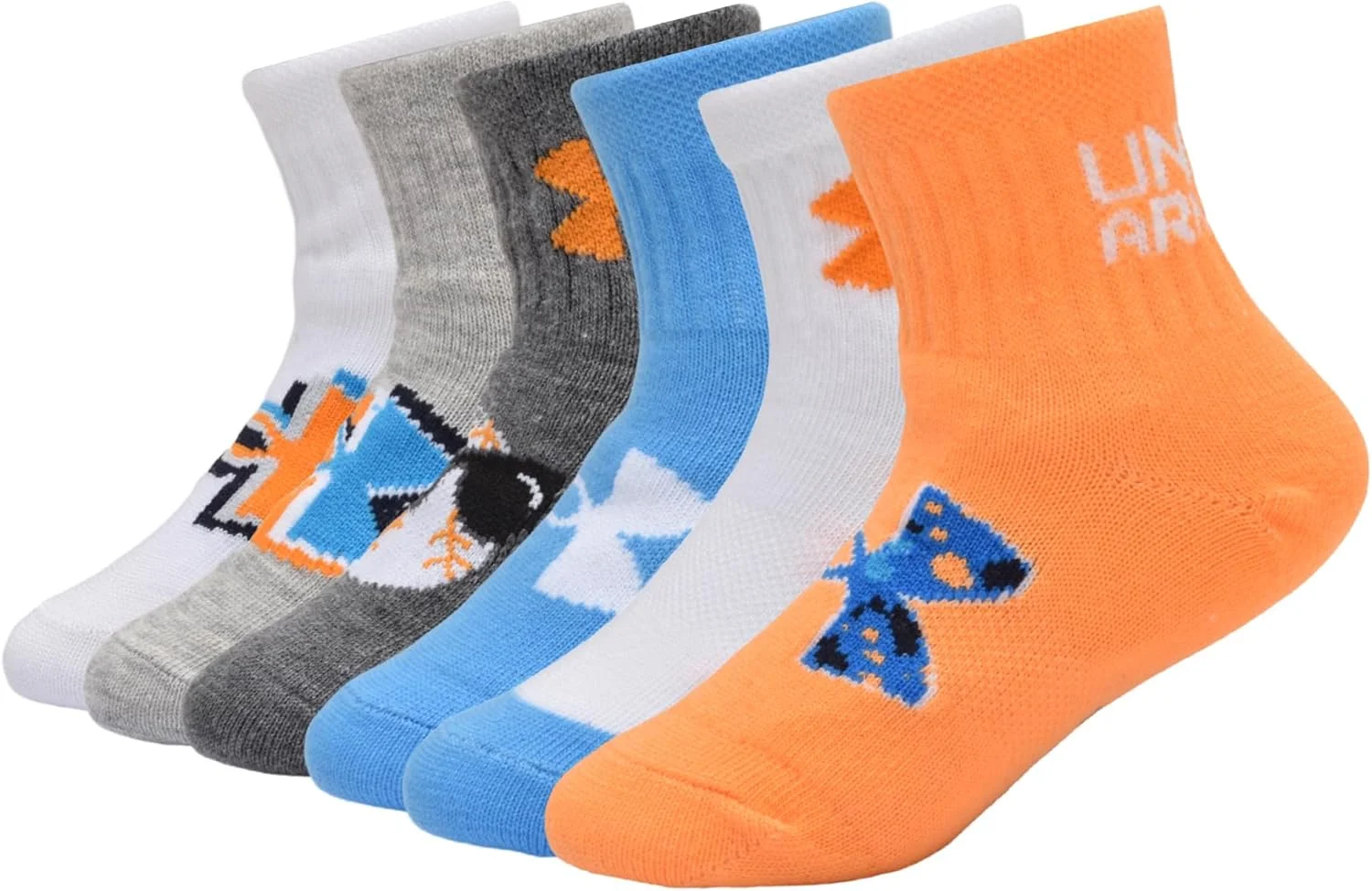 جوراب ساق کوتاه دخترانه آندر آرمور، بسته چندتایی