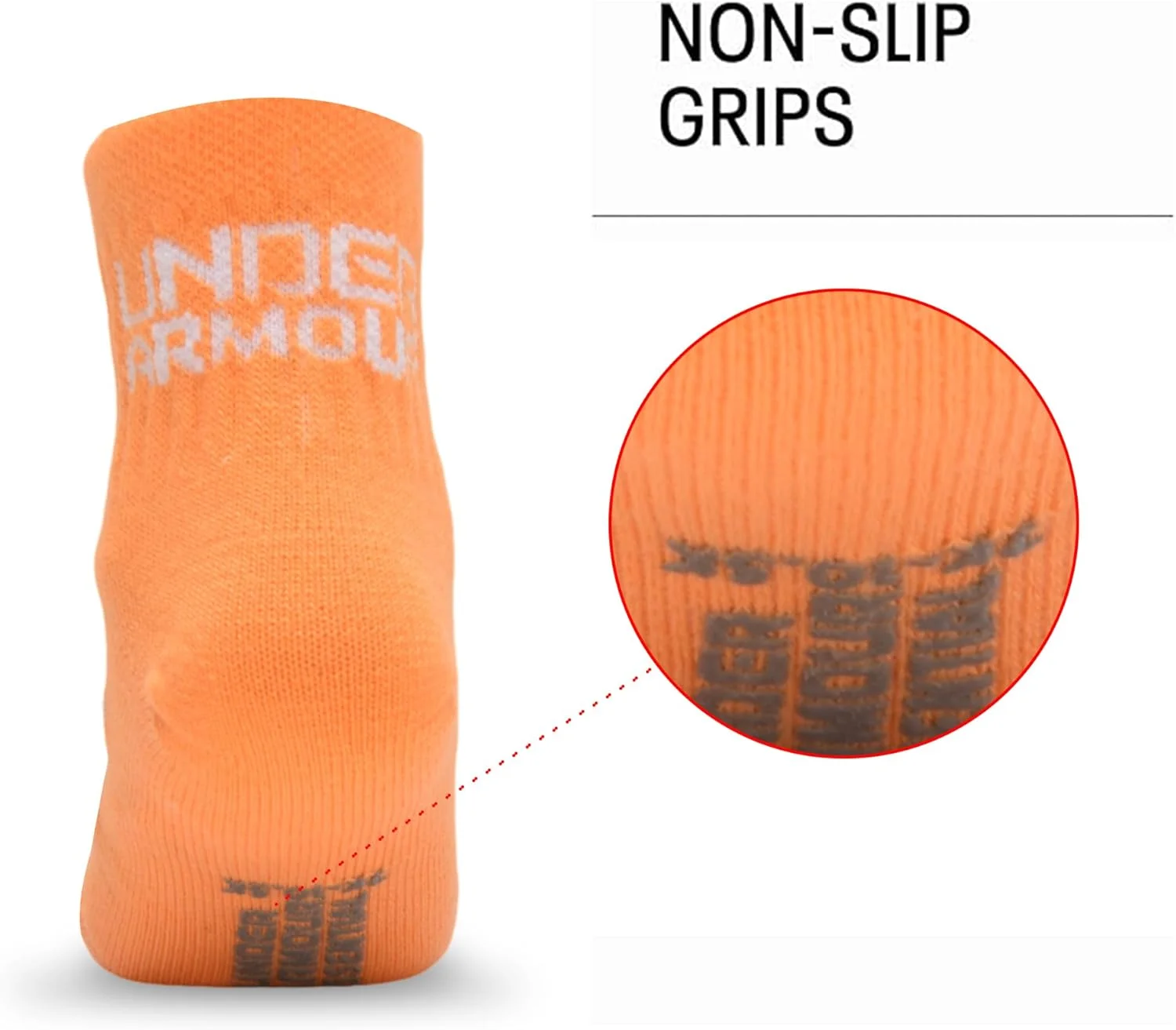 جوراب ساق کوتاه دخترانه آندر آرمور، بسته چندتایی