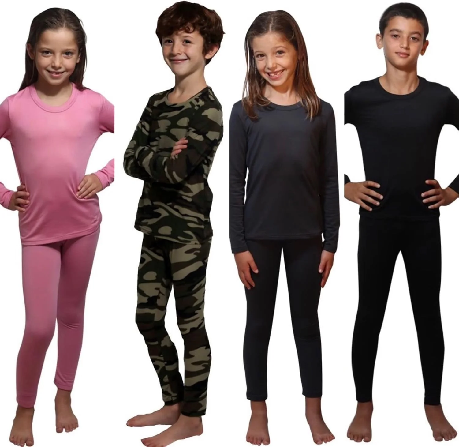 ست لباس گرم بچه گانه Outland، لایه داخلی پشمی فوق العاده نرم و سبک، جلیقه و زیر شلواری