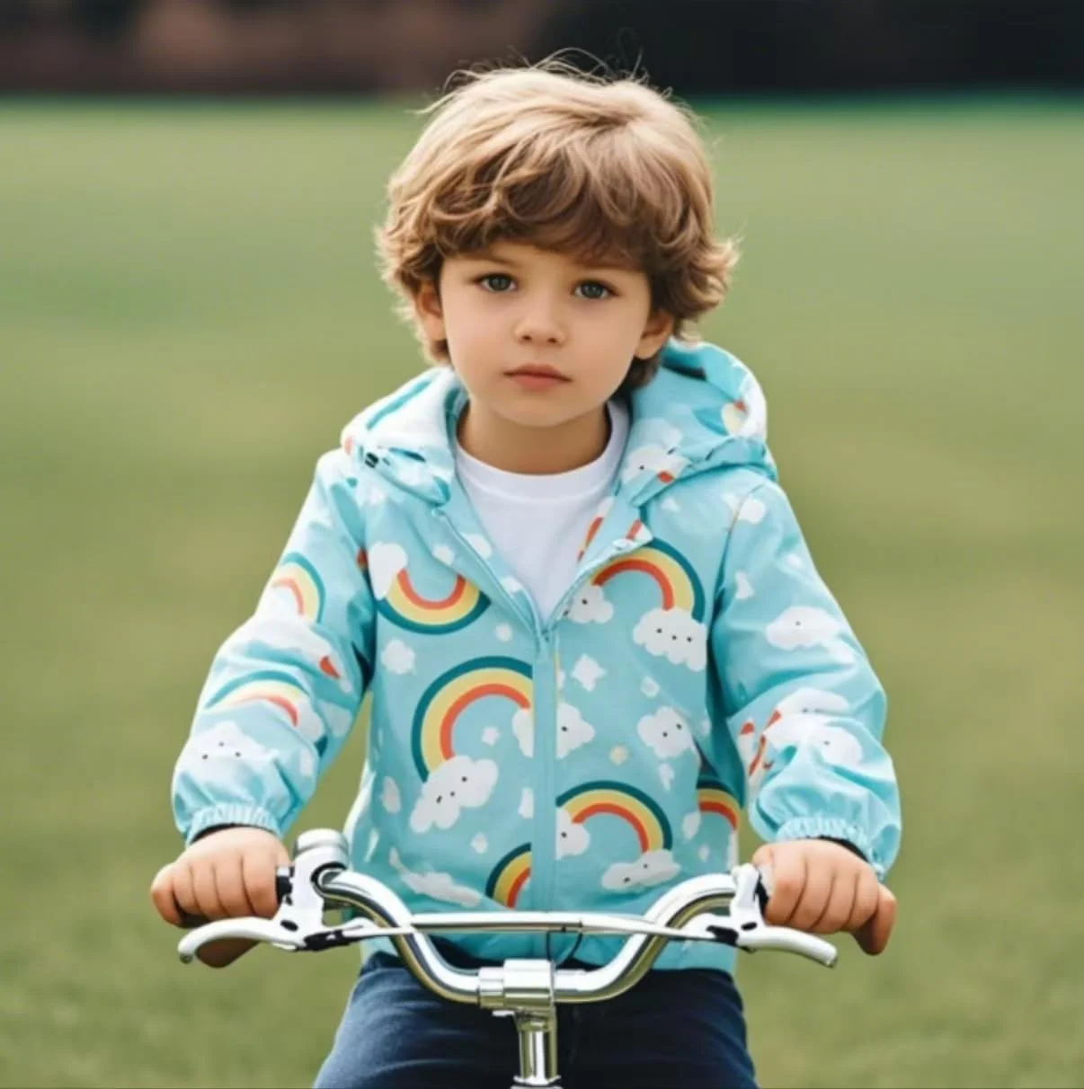 کت بادگیر سبک و کلاه دار طرح کارتونی زیپ دار پسرانه و دخترانه TUIJI کت بادگیر سبک و کلاه دار طرح کارتونی زیپ دار پسرانه و دخترانه TUIJI